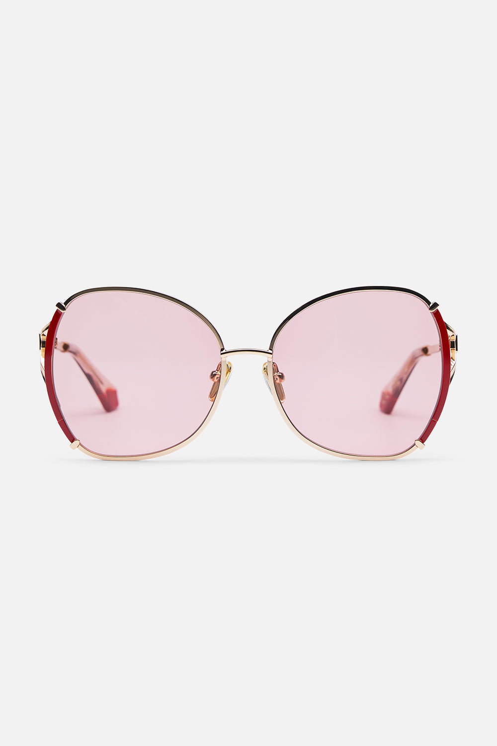 LADY LIBERTINE SUNGLASSES GOLD / BURGUNDY