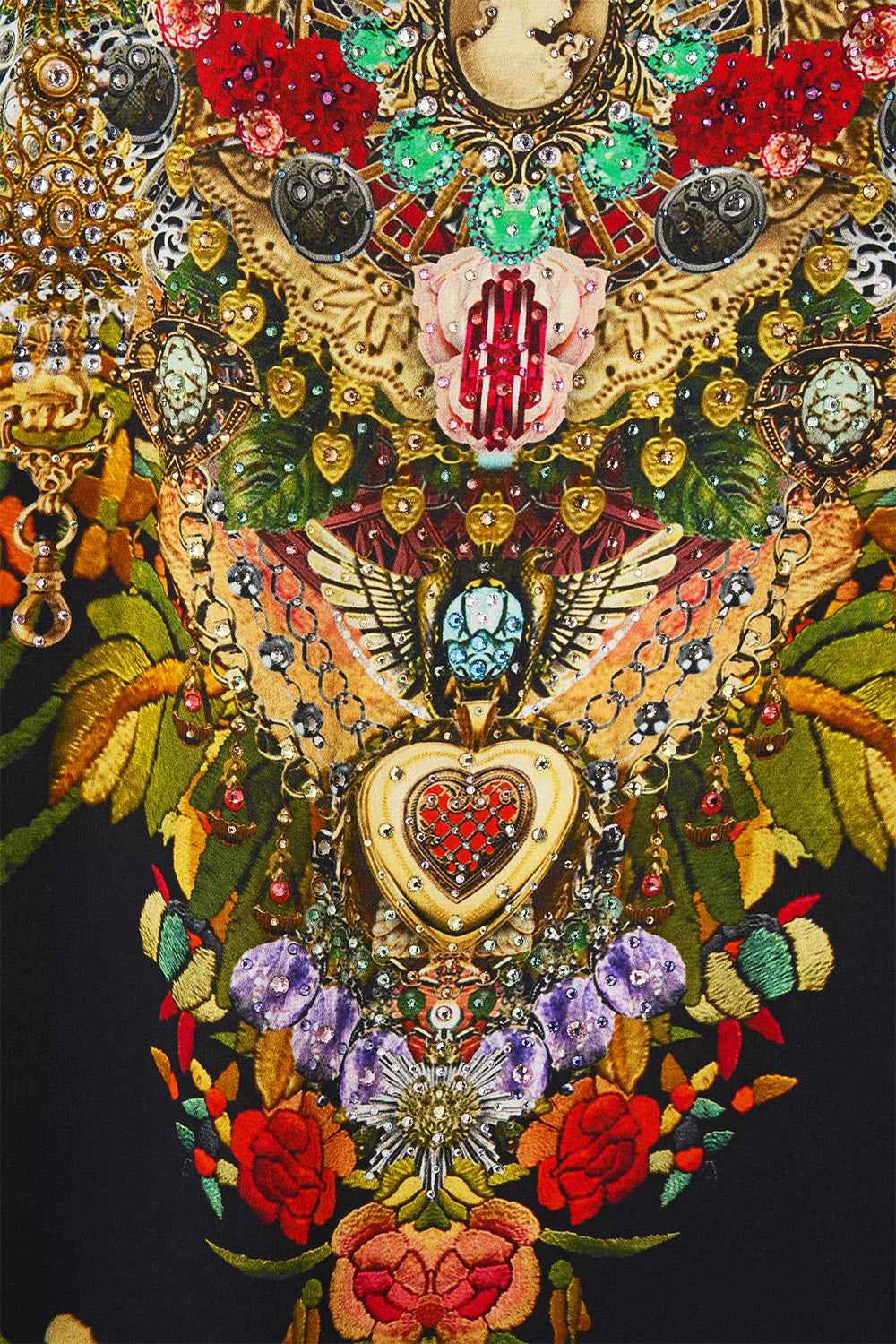 ROUND NECK KAFTAN LIFT THE VEIL