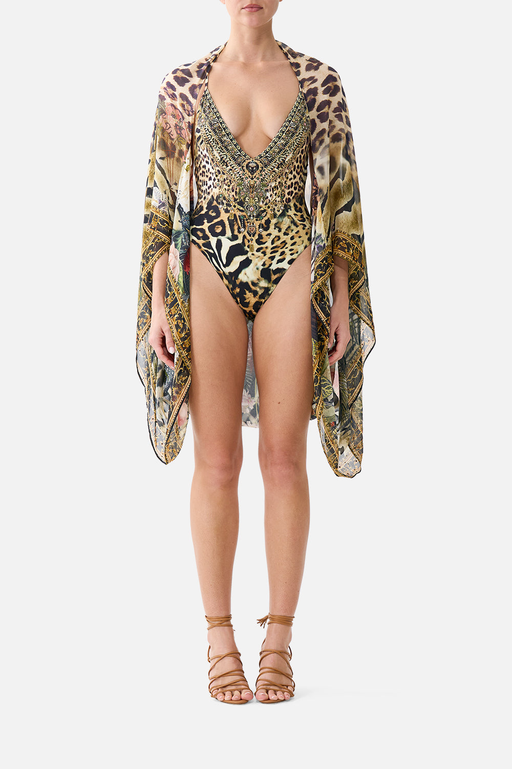SILK CHIFFON SHRUG LEOTIGRA LAND