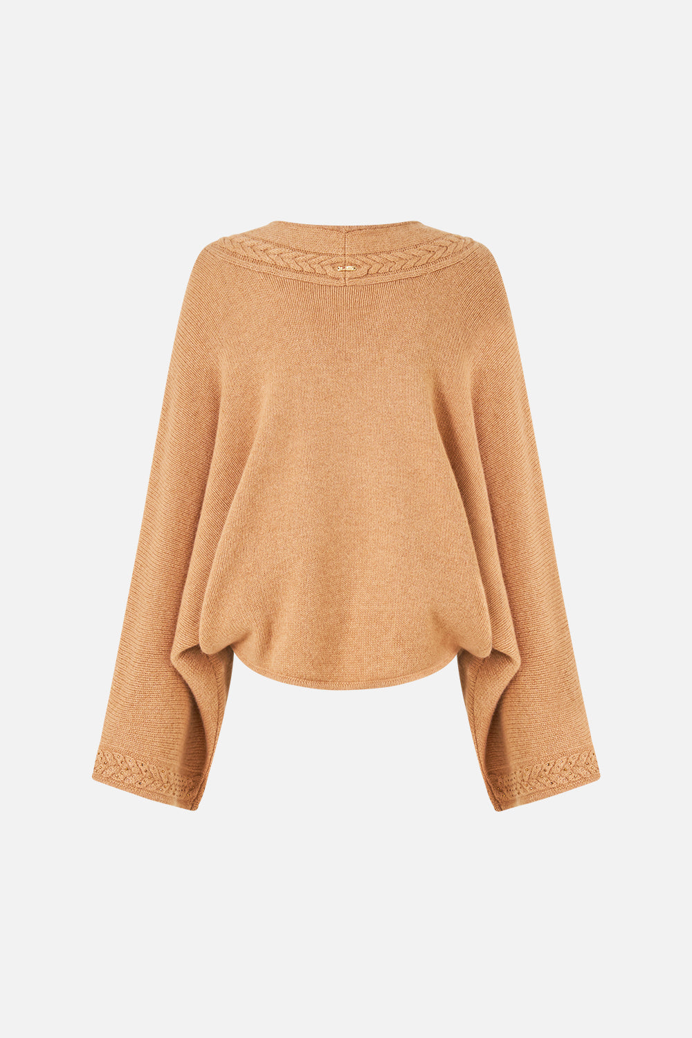 CASHMERE KNIT RELAXED V-NECK SWEATER LEOPARD LIBERTINE