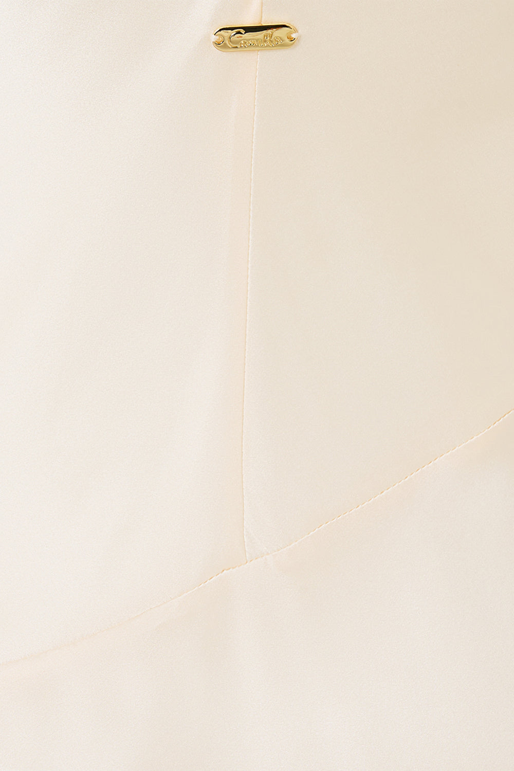 BIAS SLIP DRESS WITH FRILL HEM SILK ESSENTIALS