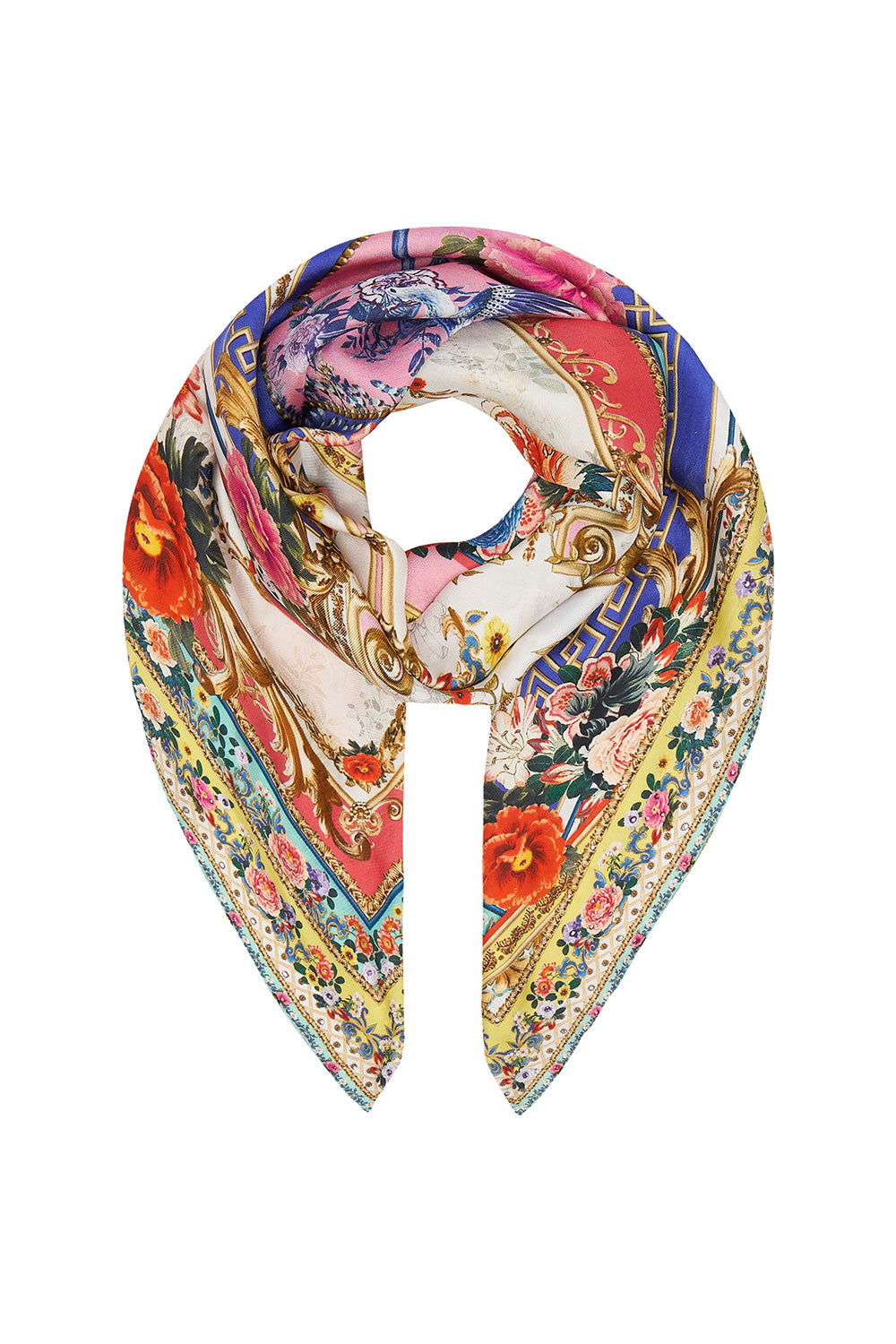 LARGE SQUARE SCARF PARTY IN THE PALACE