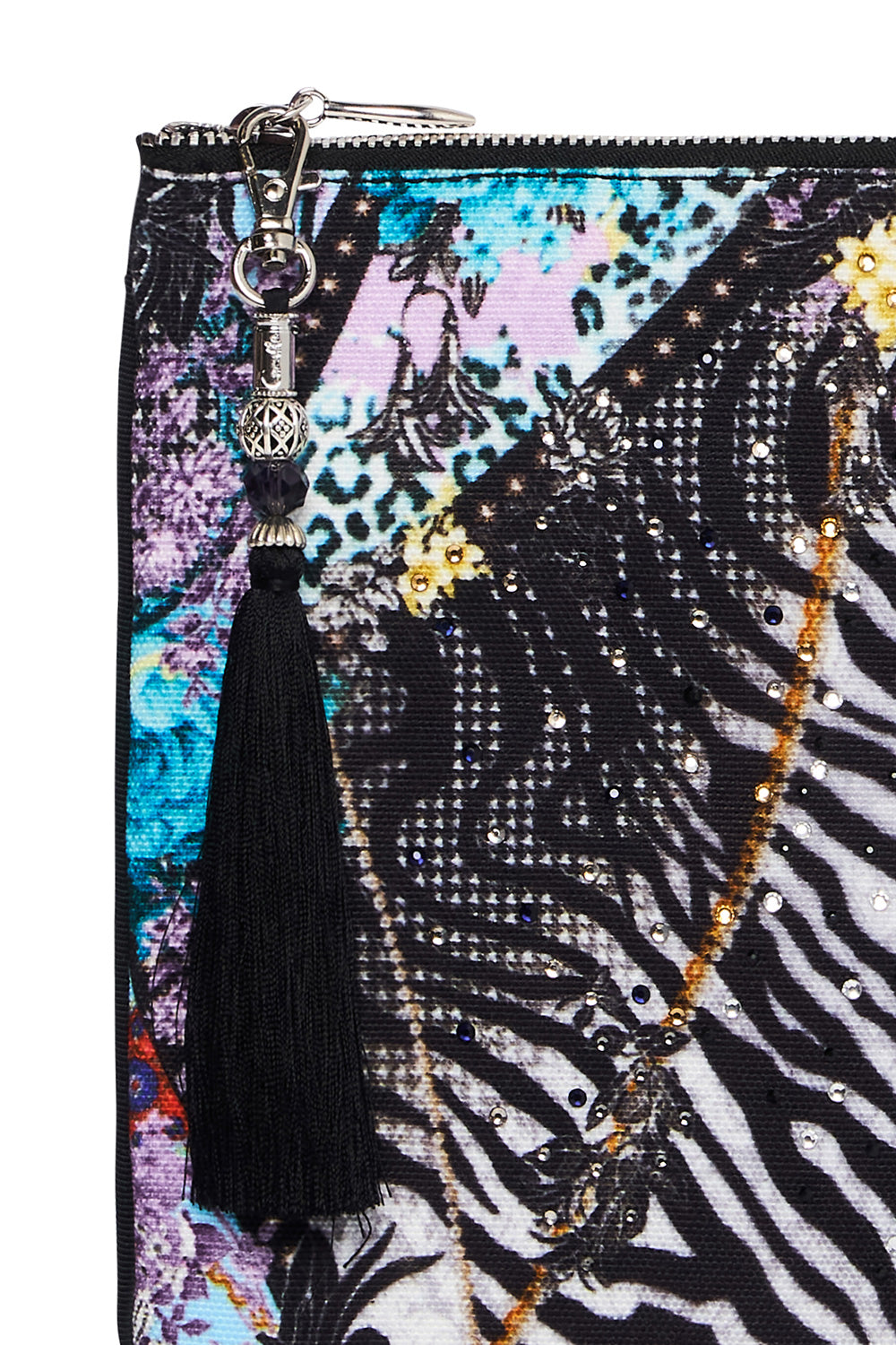 SMALL CANVAS CLUTCH THINK KINKS