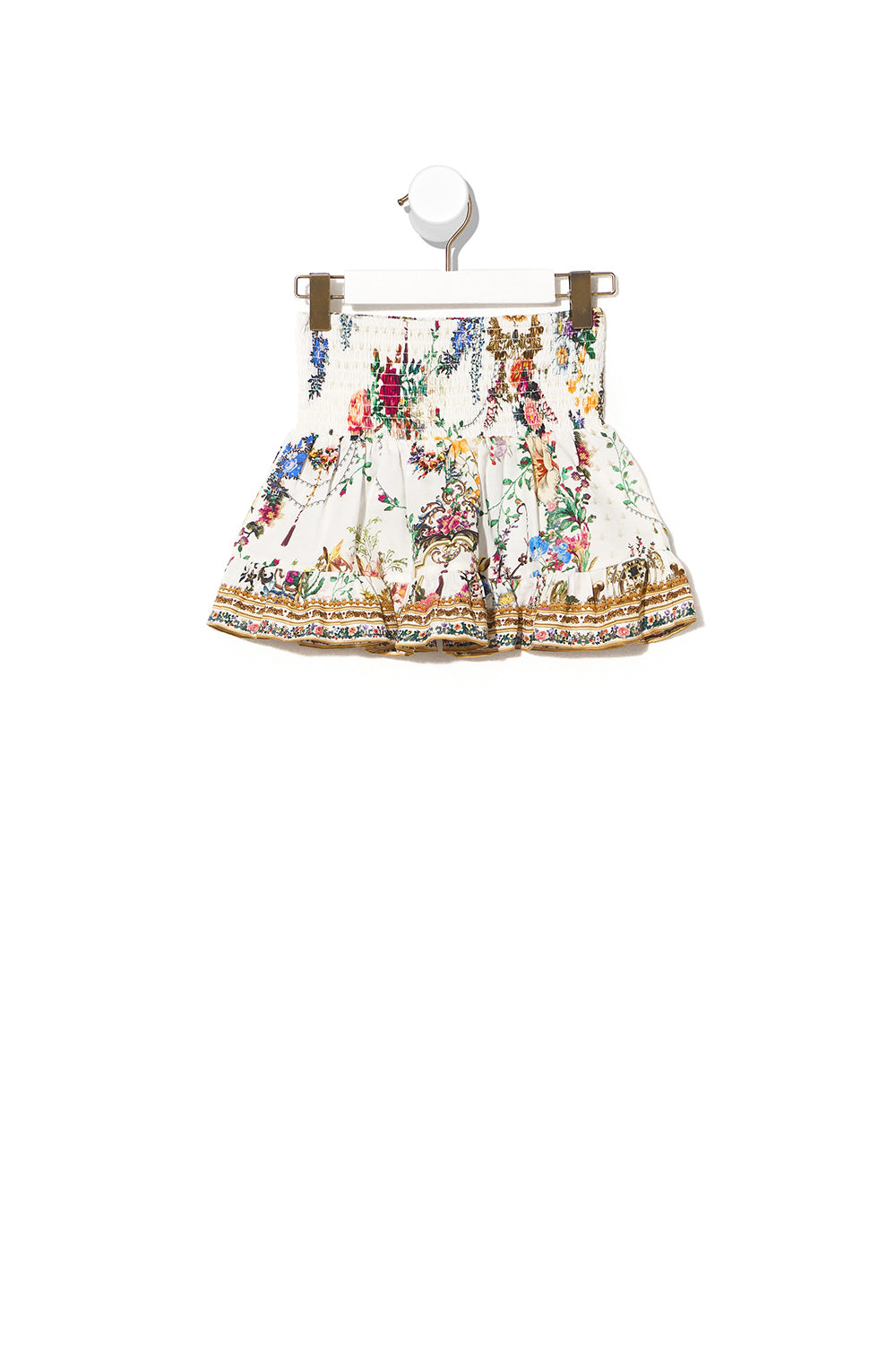 KIDS SHIRRING WAIST SKIRT 4-10 BY THE MEADOW