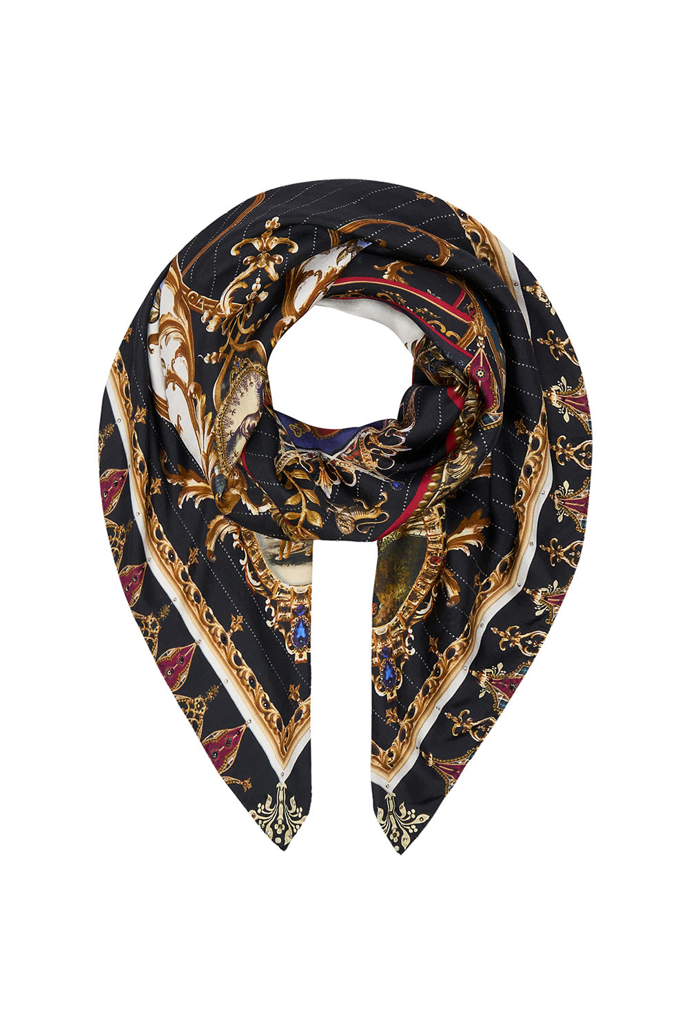 LARGE SQUARE SCARF DINING HALL DARLING