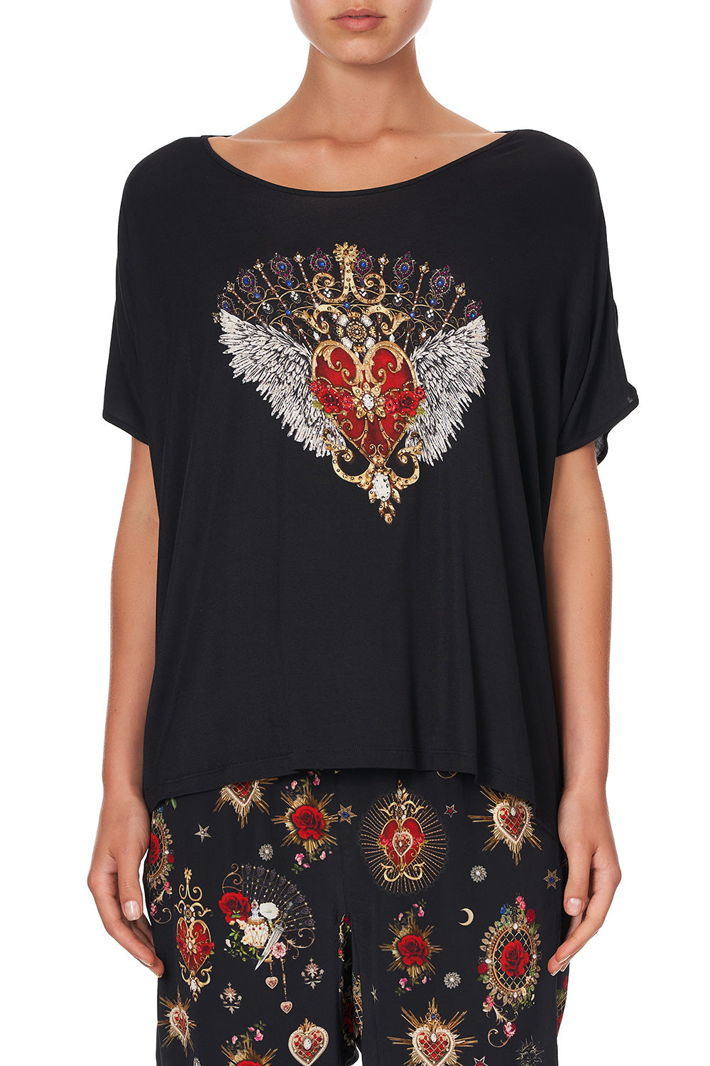 LOOSE FIT ROUND NECK TEE MONTAGUES CAPULET