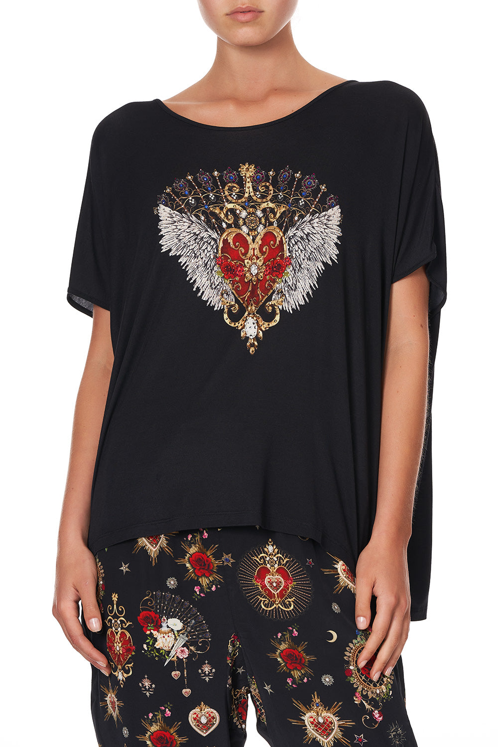 LOOSE FIT ROUND NECK TEE MONTAGUES CAPULET