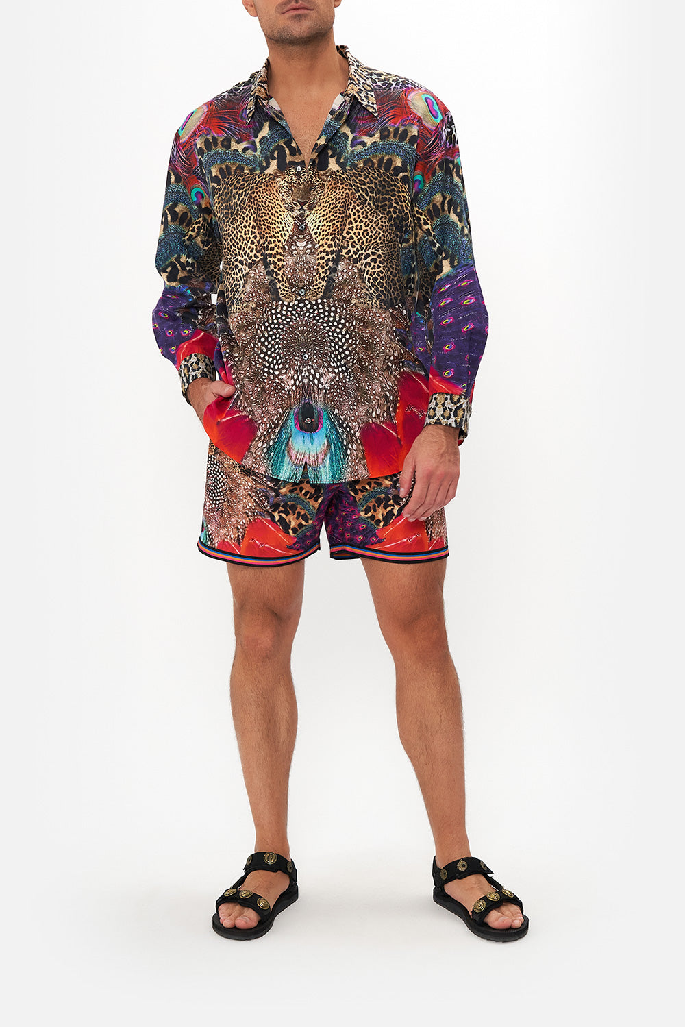 MENS OVERSIZED SHIRT XANADU RISING