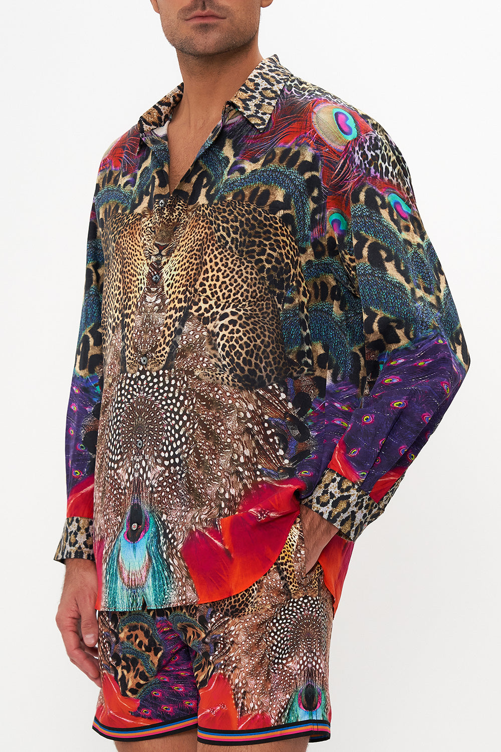 MENS OVERSIZED SHIRT XANADU RISING