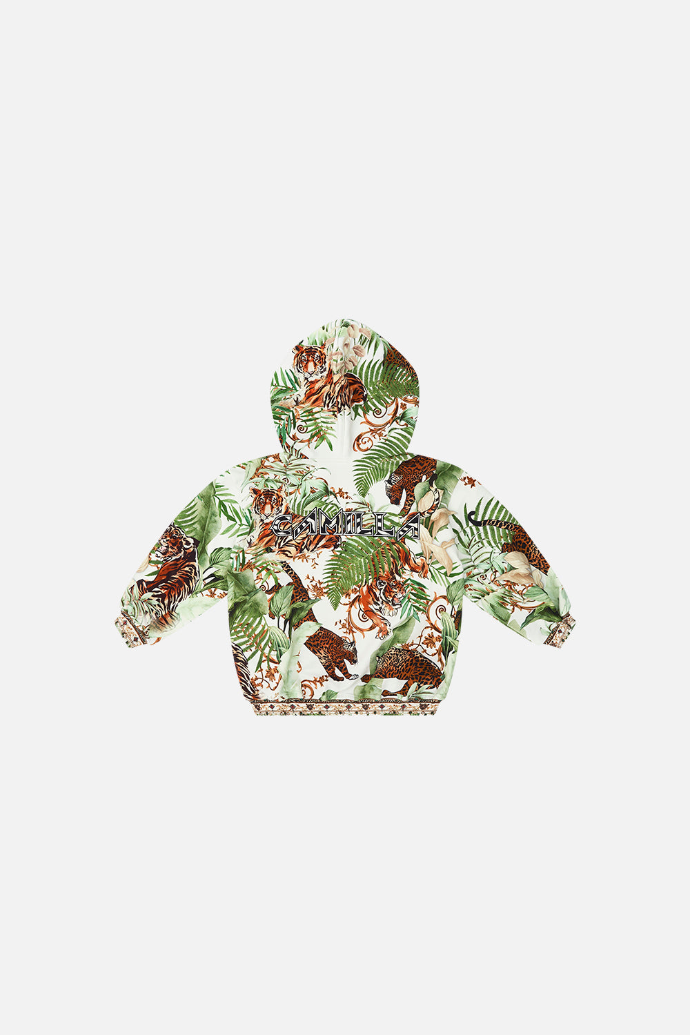 KIDS ZIP HOODIE WITH EARS 12-14 TIGER TRAP