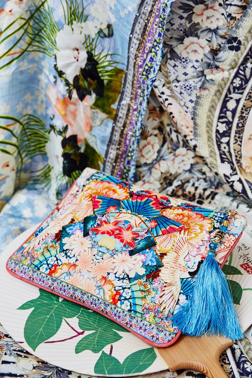 SMALL CANVAS CLUTCH MISO IN LOVE