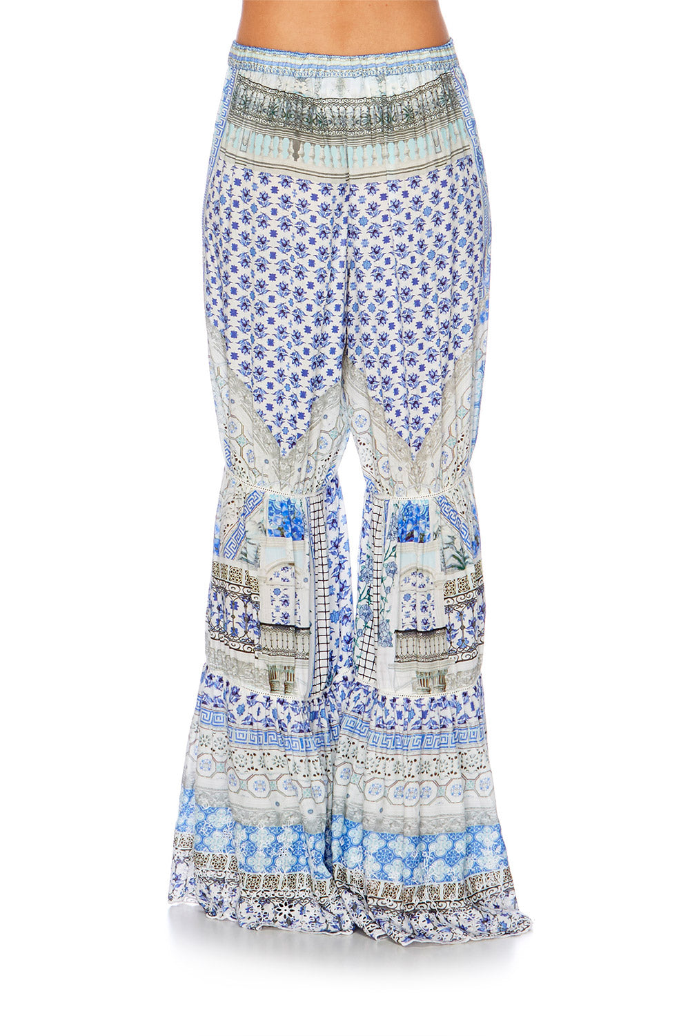 SALVADOR SUMMER WIDE LEG TIERED PANT