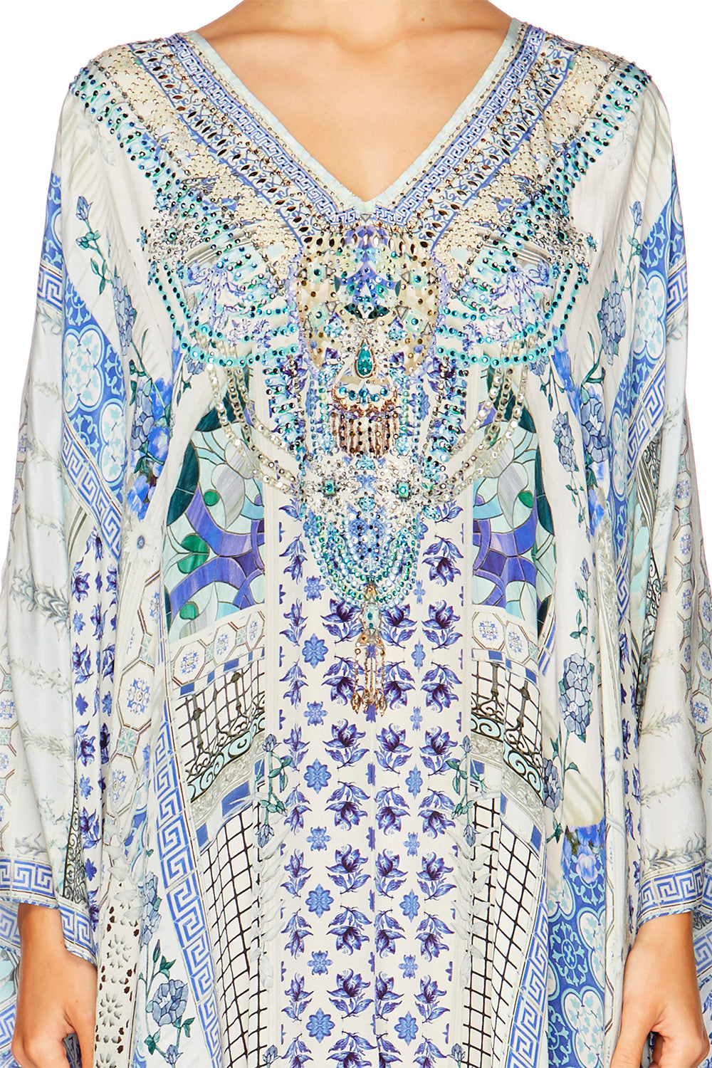 SALVADOR SUMMER SPLIT FRONT & SLEEVE KAFTAN