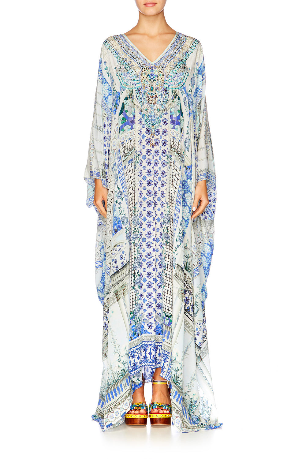 SALVADOR SUMMER SPLIT FRONT & SLEEVE KAFTAN