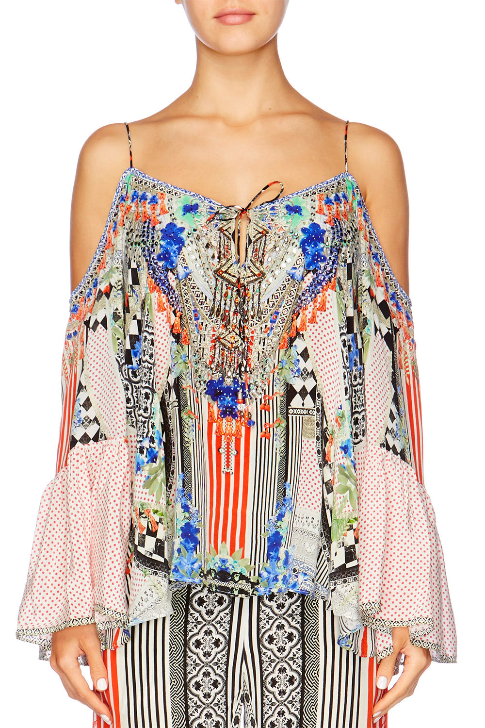 MEET ME HERE DROP SHOULDER TOP