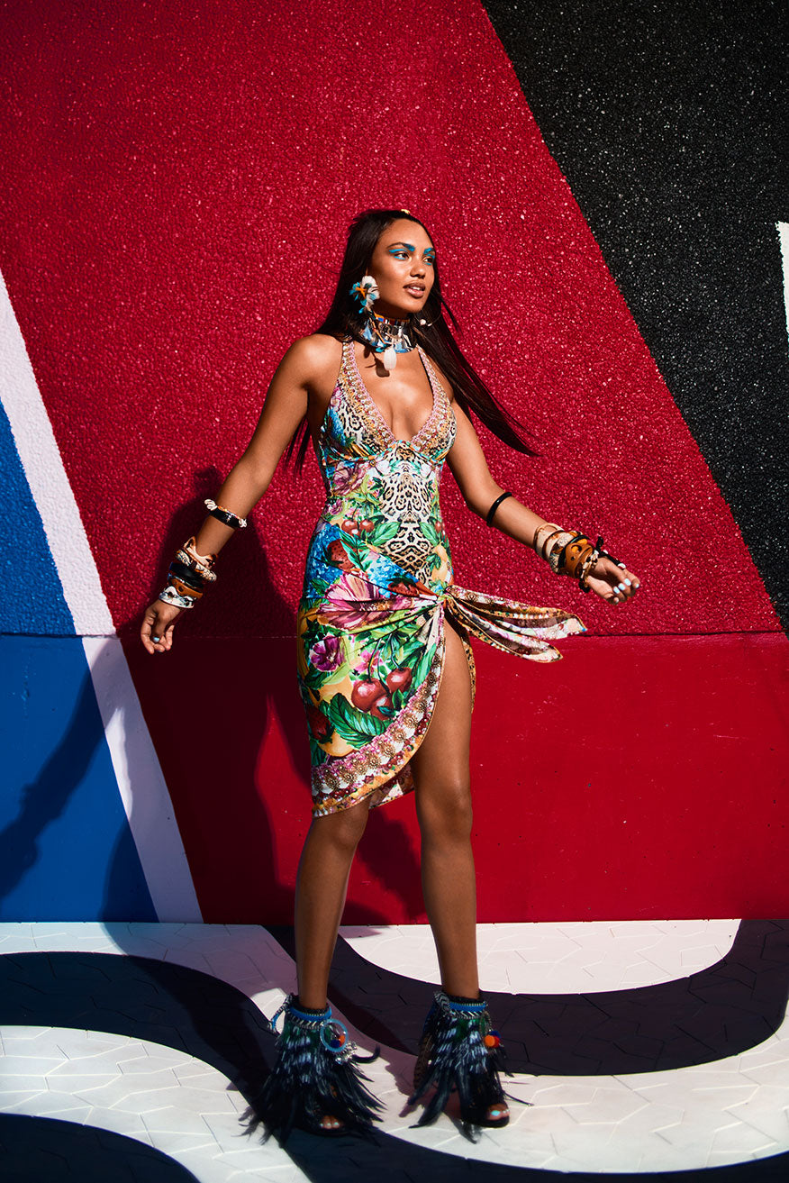 COOL CAT WIRED HALTER ONE PIECE