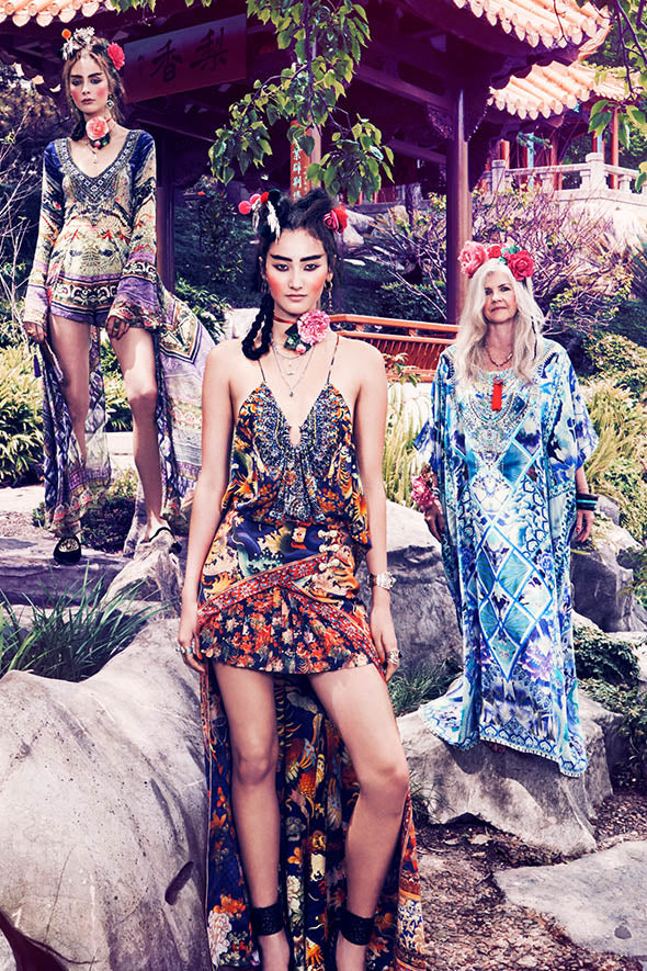 THE BLUE MARKET ROUND NECK KAFTAN