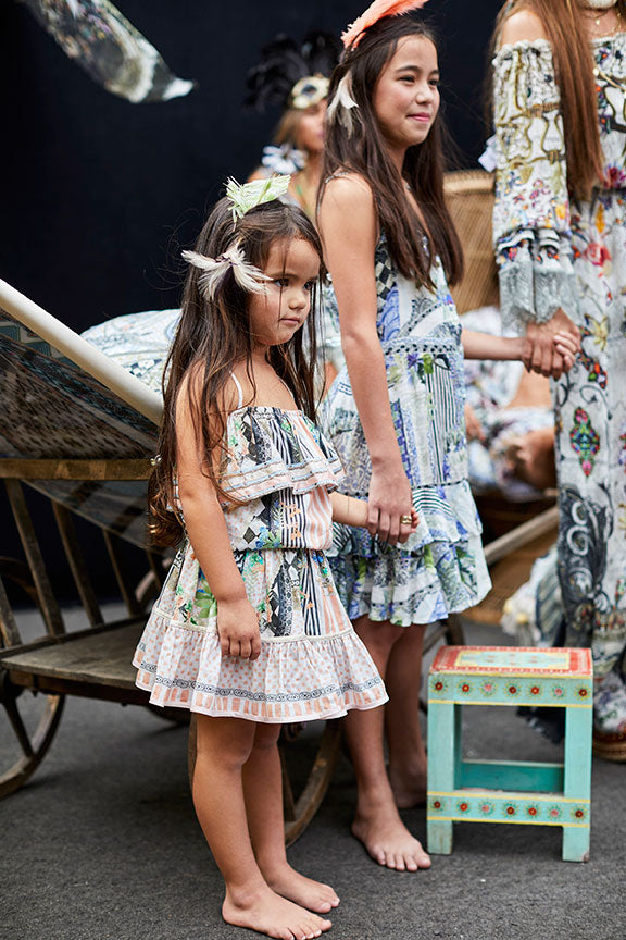 SALVADOR SECRETS KIDS SHORT SKIRT W TRIM