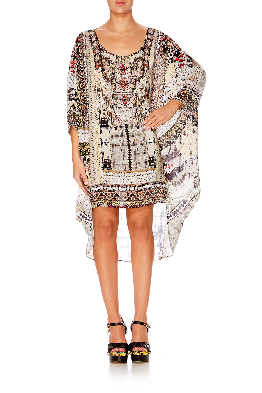 SPELL BOUND SCOOP BACK HEM DRESS