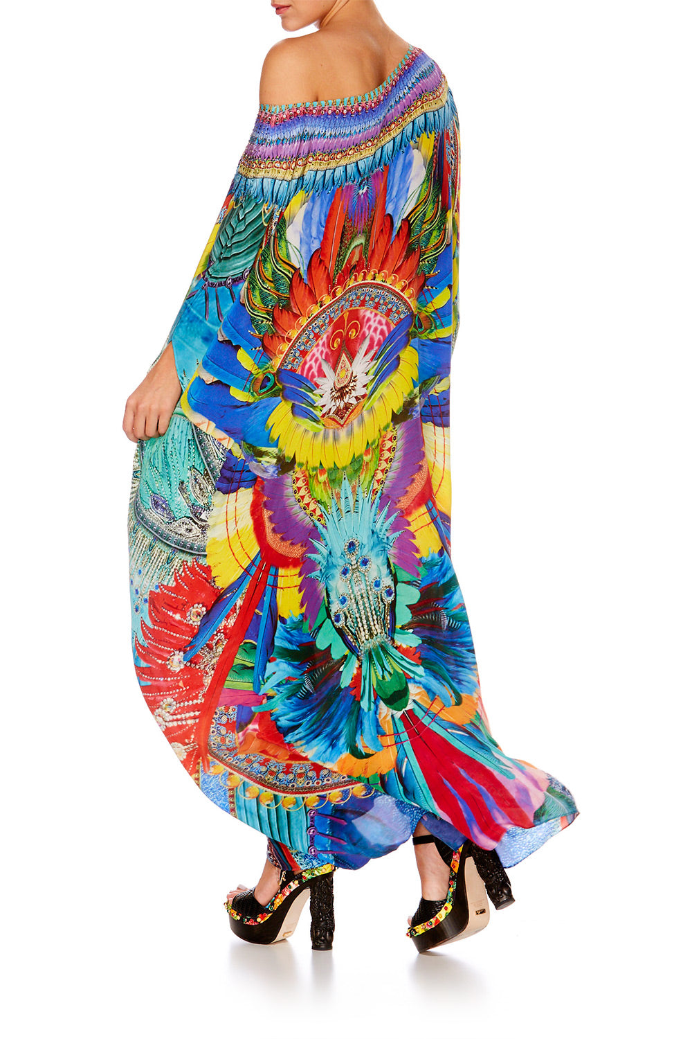 SHOW GIRL ROUND NECK KAFTAN