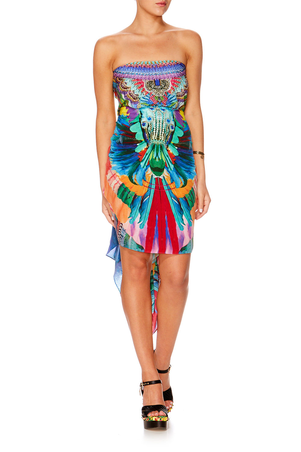 SHOW GIRL ROUND NECK KAFTAN