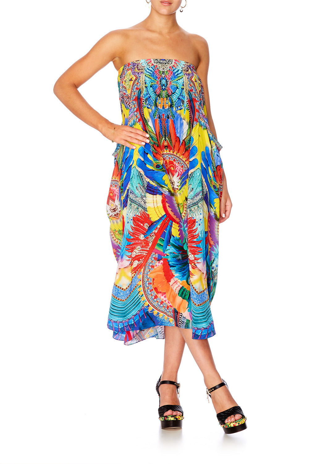 SHOW GIRL POCKET SKIRT DRESS