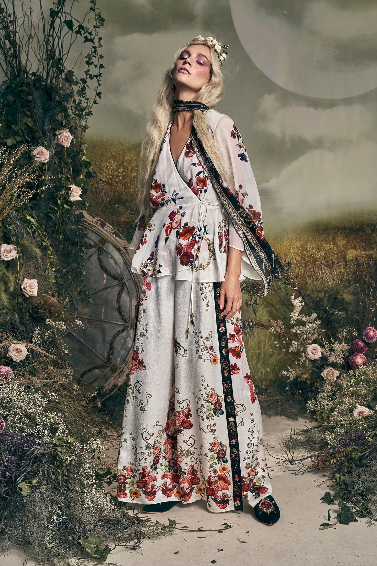 WRAP TOP WITH NECK TIE FAIRY GODMOTHER