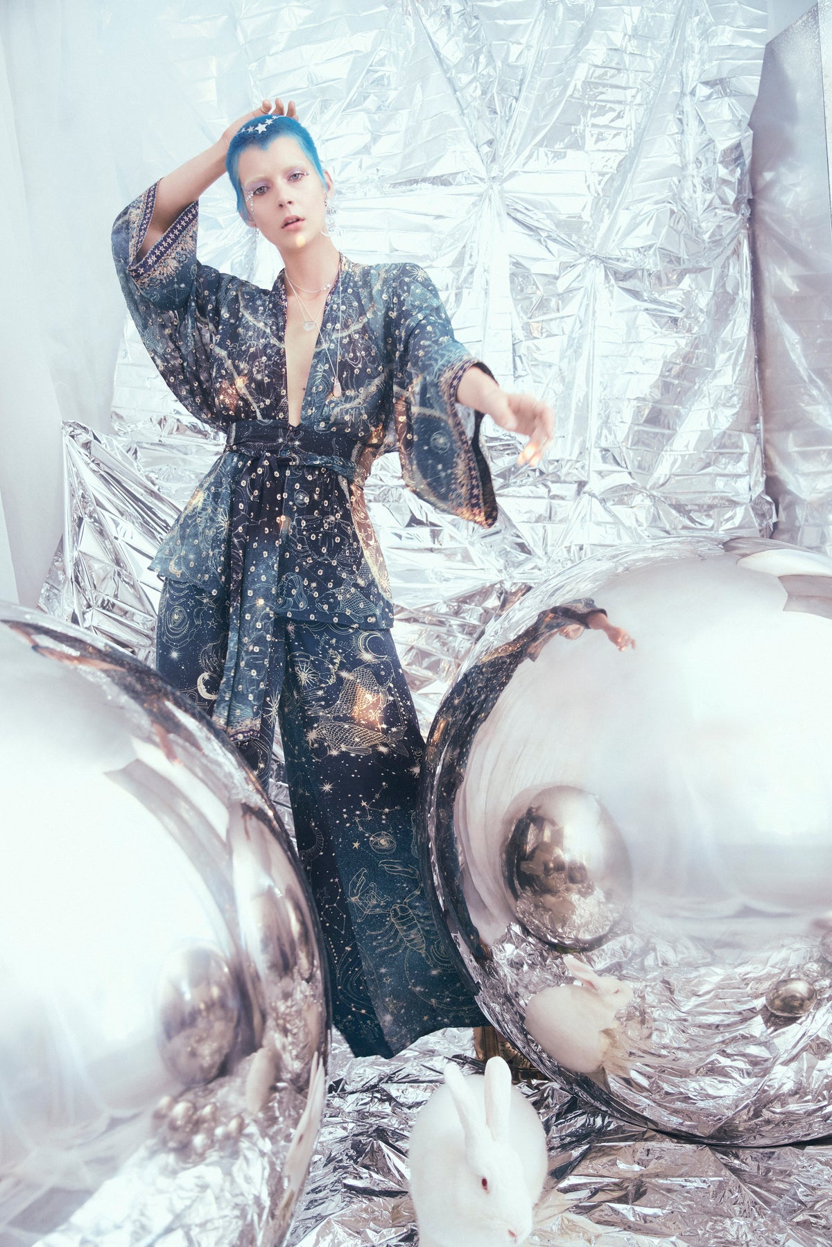 SHIRRED WAIST PANT INTO THE MYSTIQUE