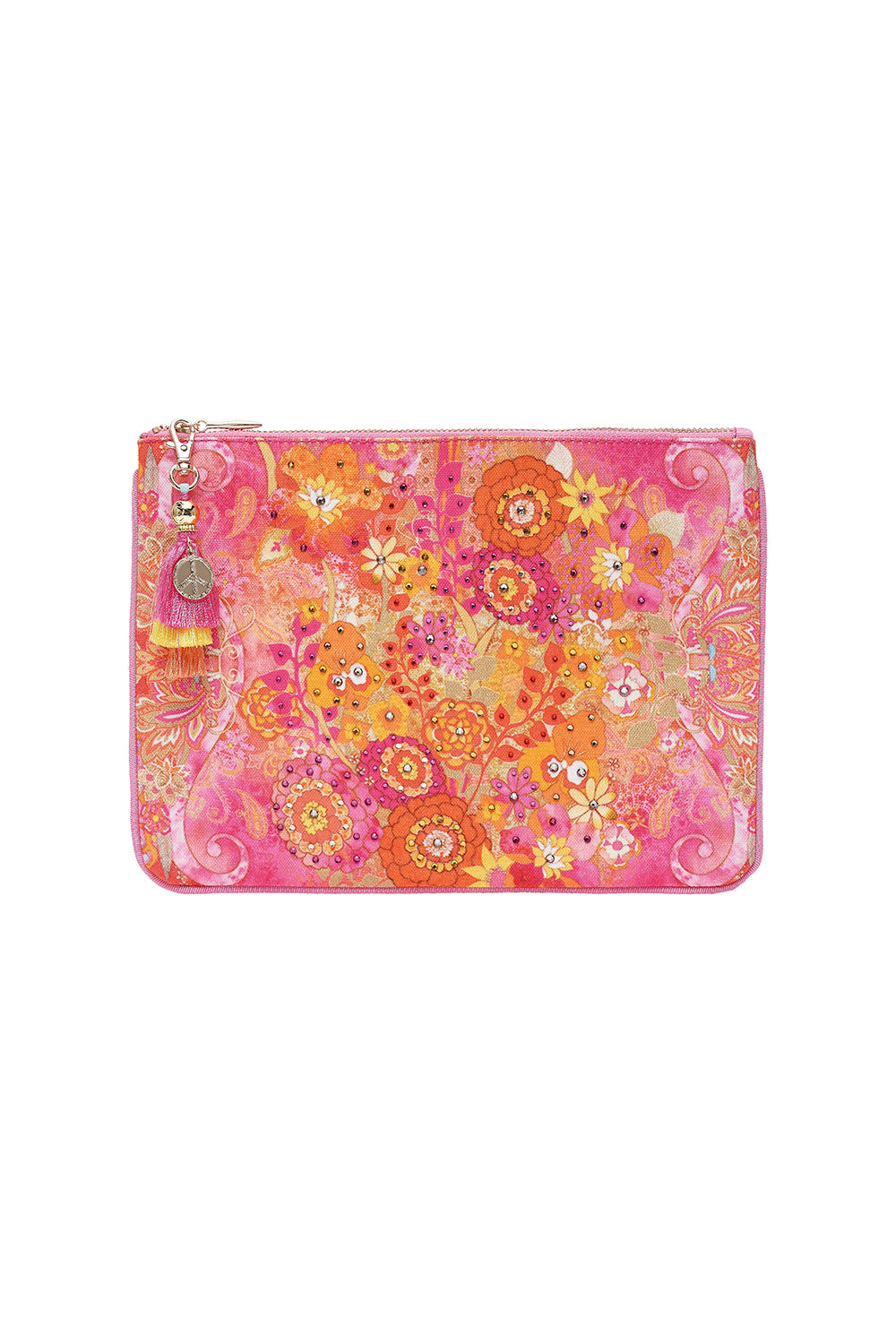 SMALL CANVAS CLUTCH HAIR HAIR HAIR