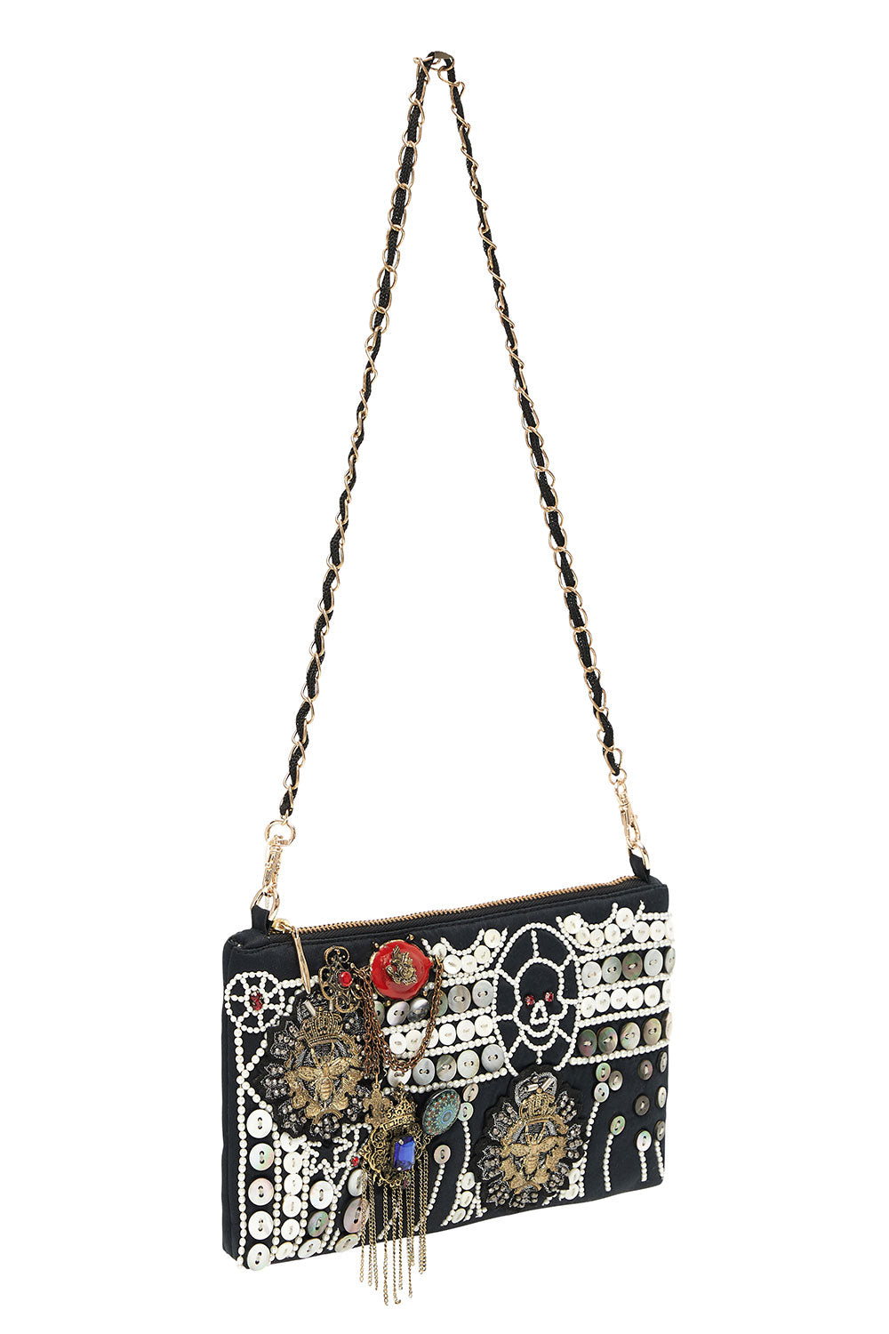 EMBELLISHED SATIN MINI BAG SID THE KID