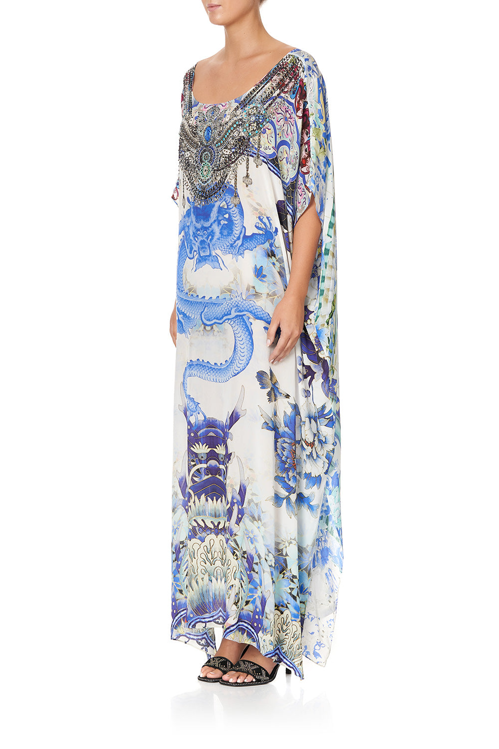 ROUND NECK KAFTAN POISONOUS PARADISE