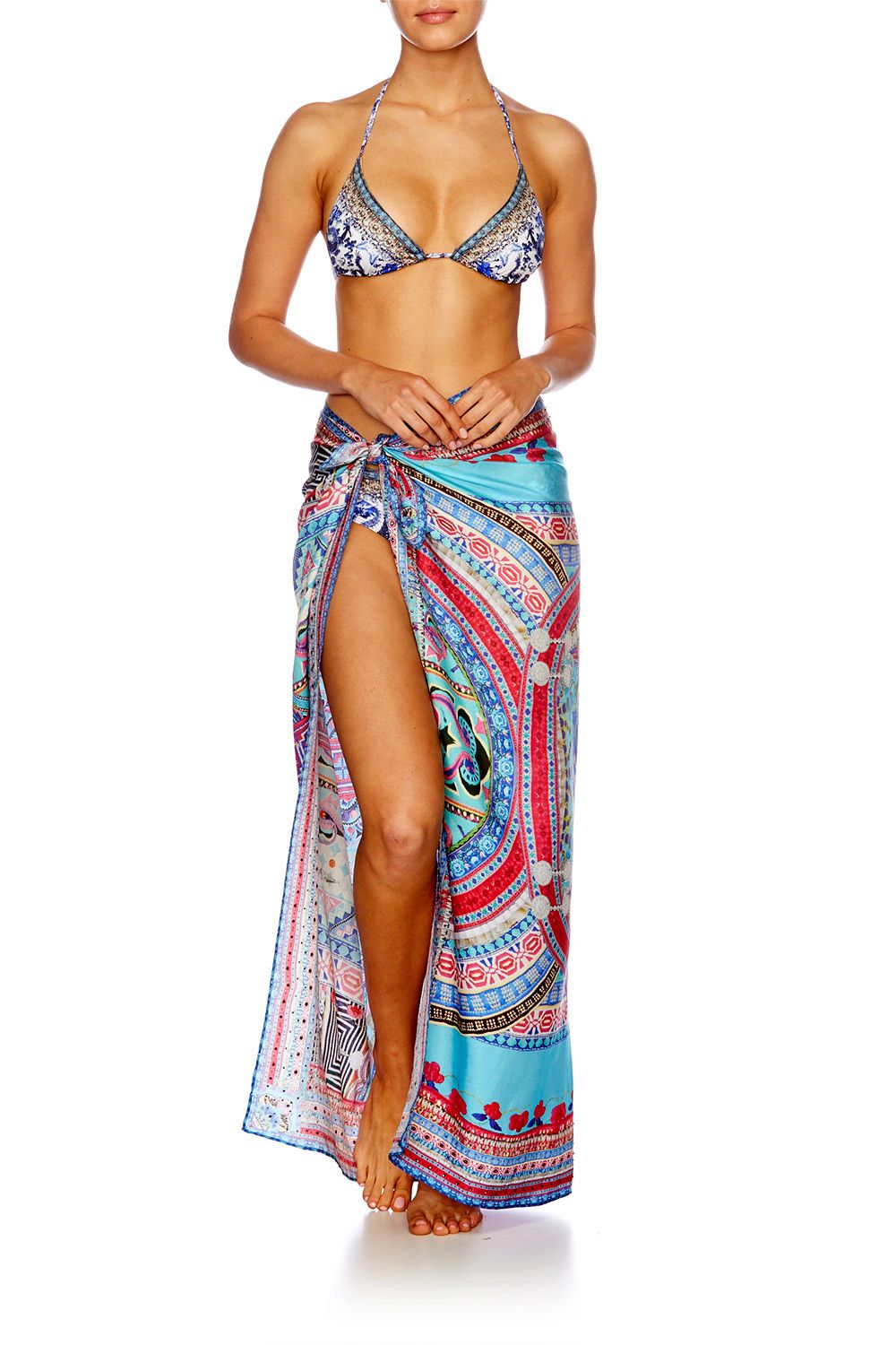 FESTIVAL FRIENDS LARGE SQUARE SCARF