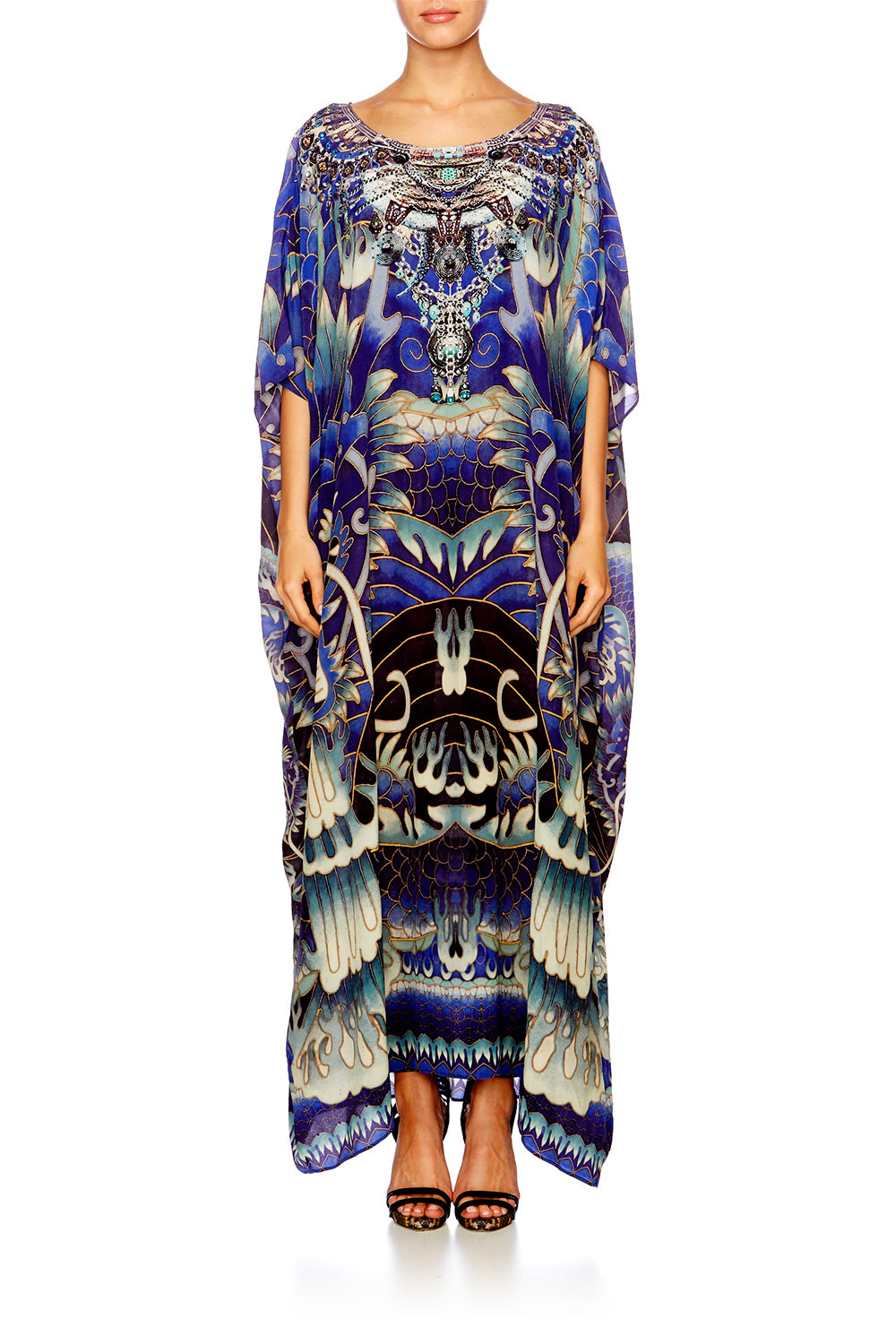 WHATS YOUR POISON ROUND NECK KAFTAN