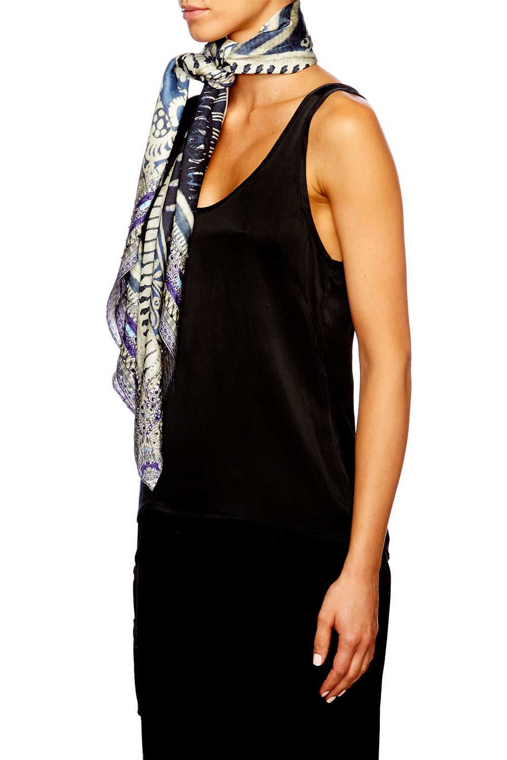 TALES OF BATIK LARGE SQUARE SCARF