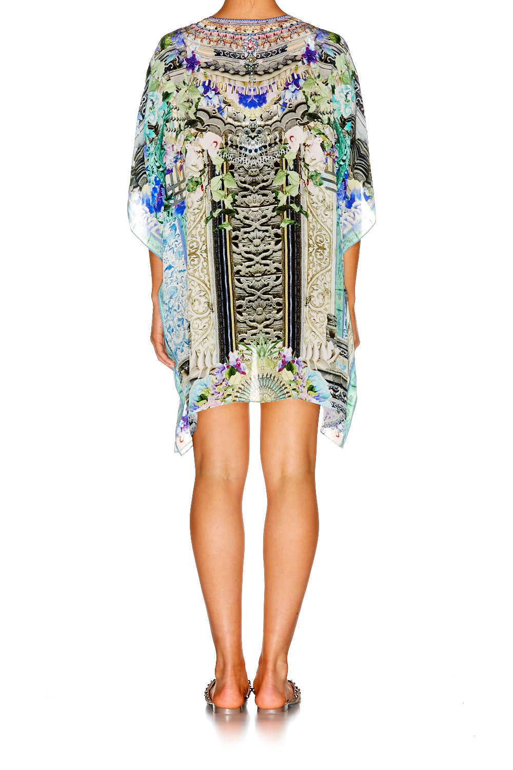 DEAR DIARY SHORT LACE UP KAFTAN