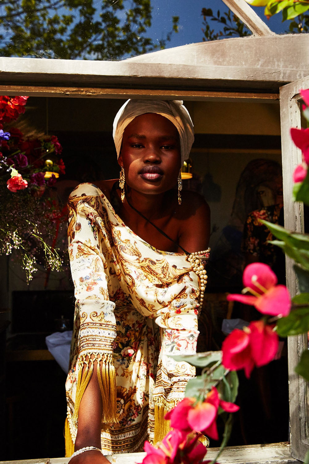 SHORT TASSEL WRAP OLYMPE ODE