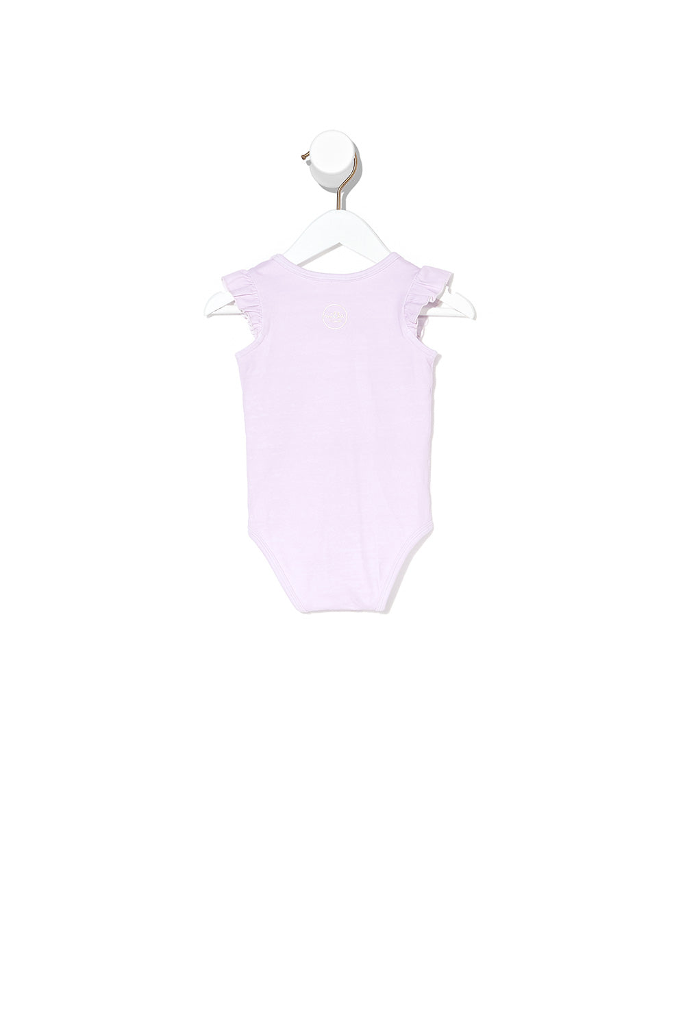 BABIES FRILL ONESIE BELIEVE IN LOVE