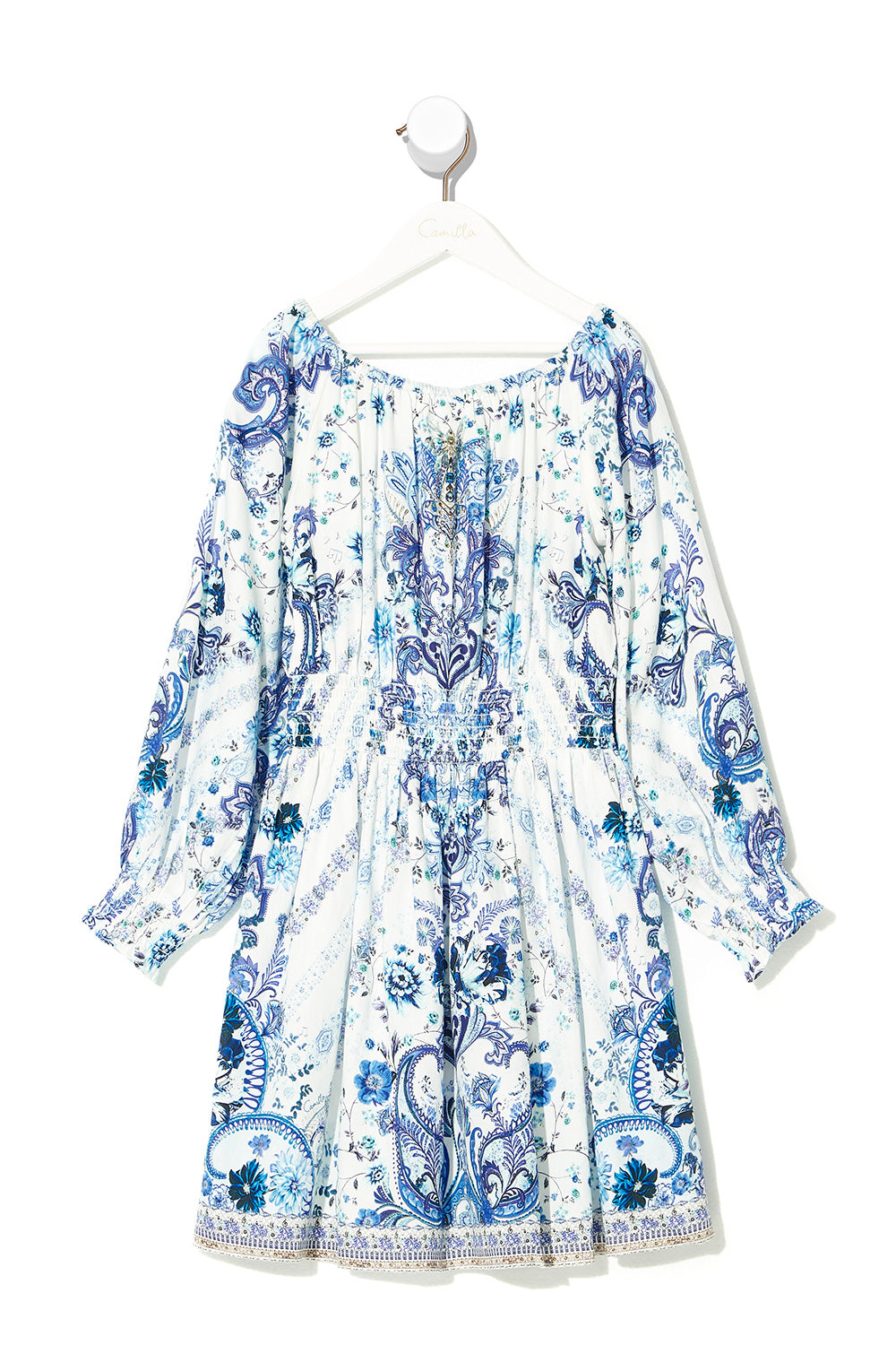 KIDS SHIRRED WAIST DRESS TALKING ABOUT A REVOLUTION