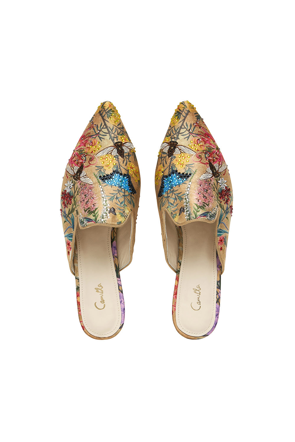 AUS EMBROIDERED SLIPPER AMONG THE GUMTREES