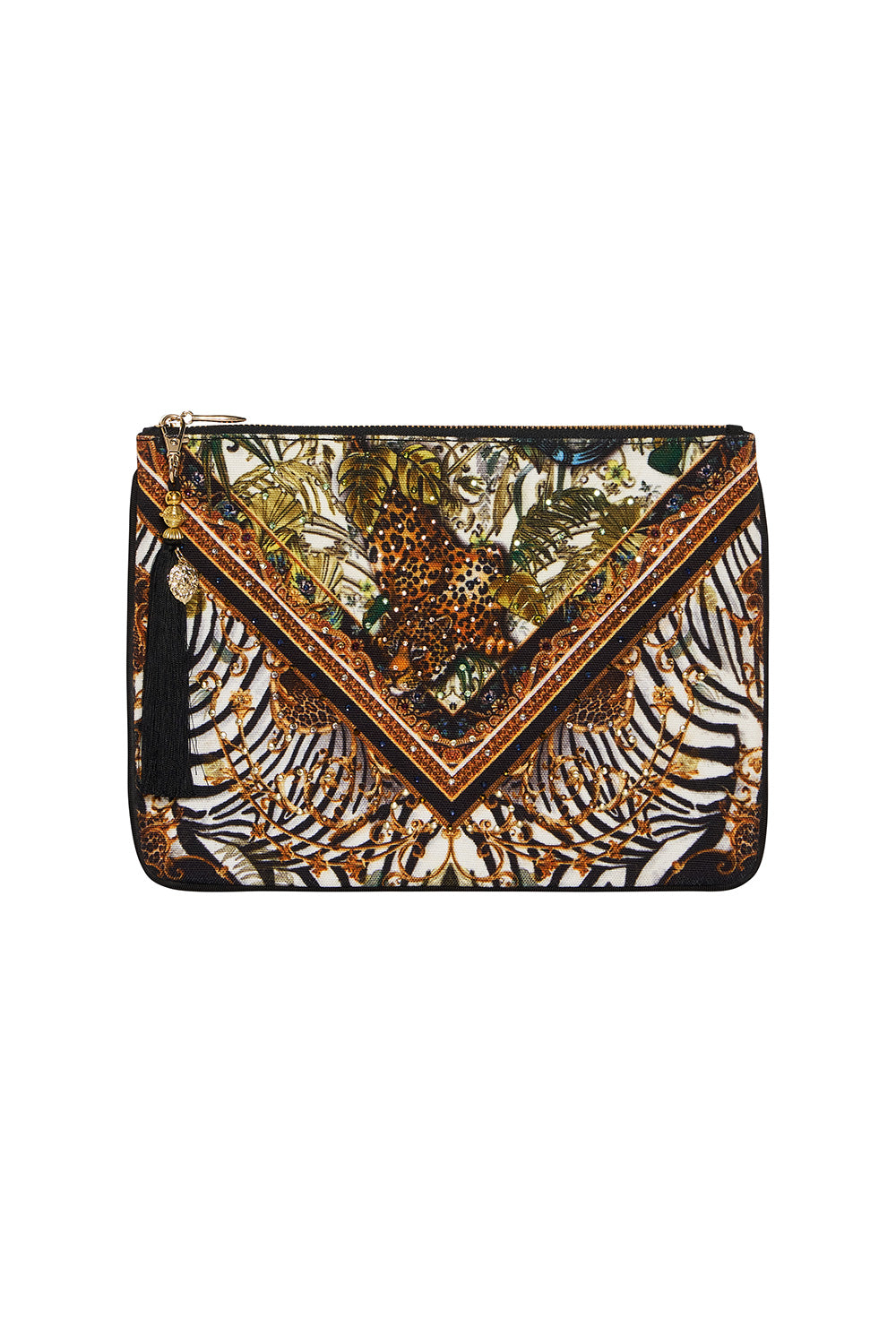 SMALL CANVAS CLUTCH NIGHT WAITING FOR DAY