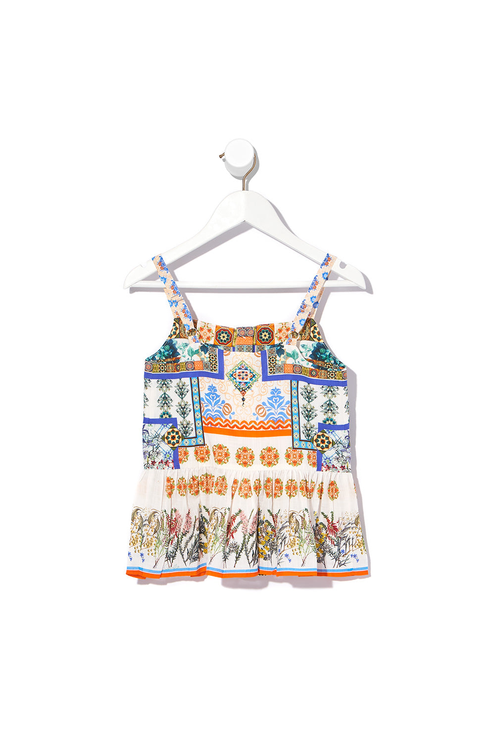 KIDS BUTTON FRONT FLARED TOP GONE COAST