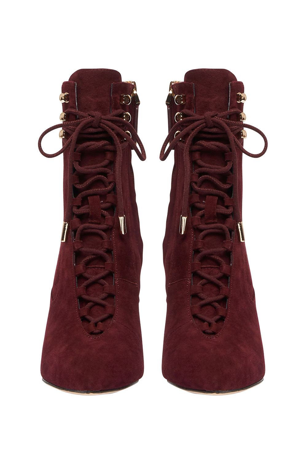 LACED BOOT BURGUNDY