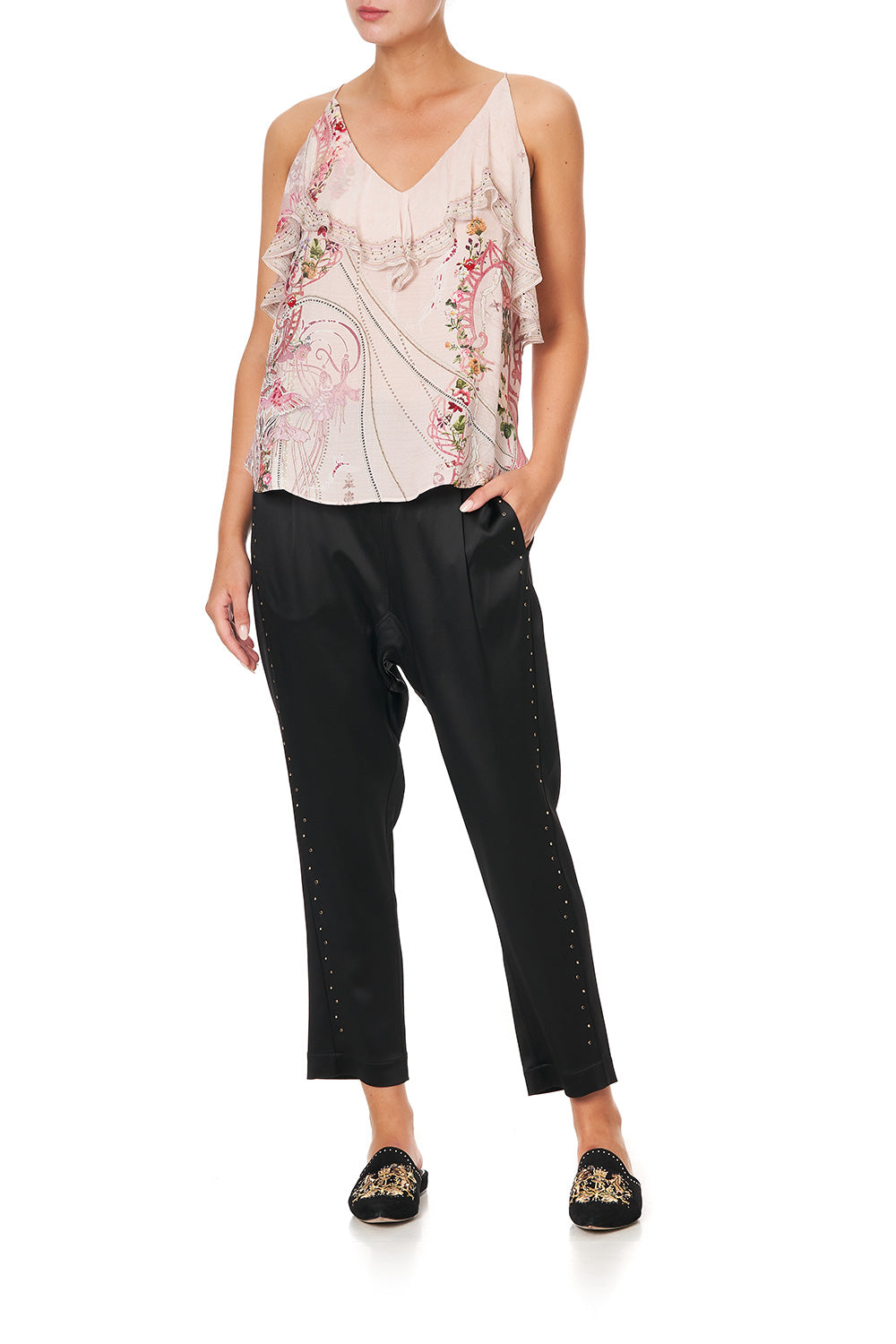 TOP WITH NECKLINE FRILL ISTENANYA