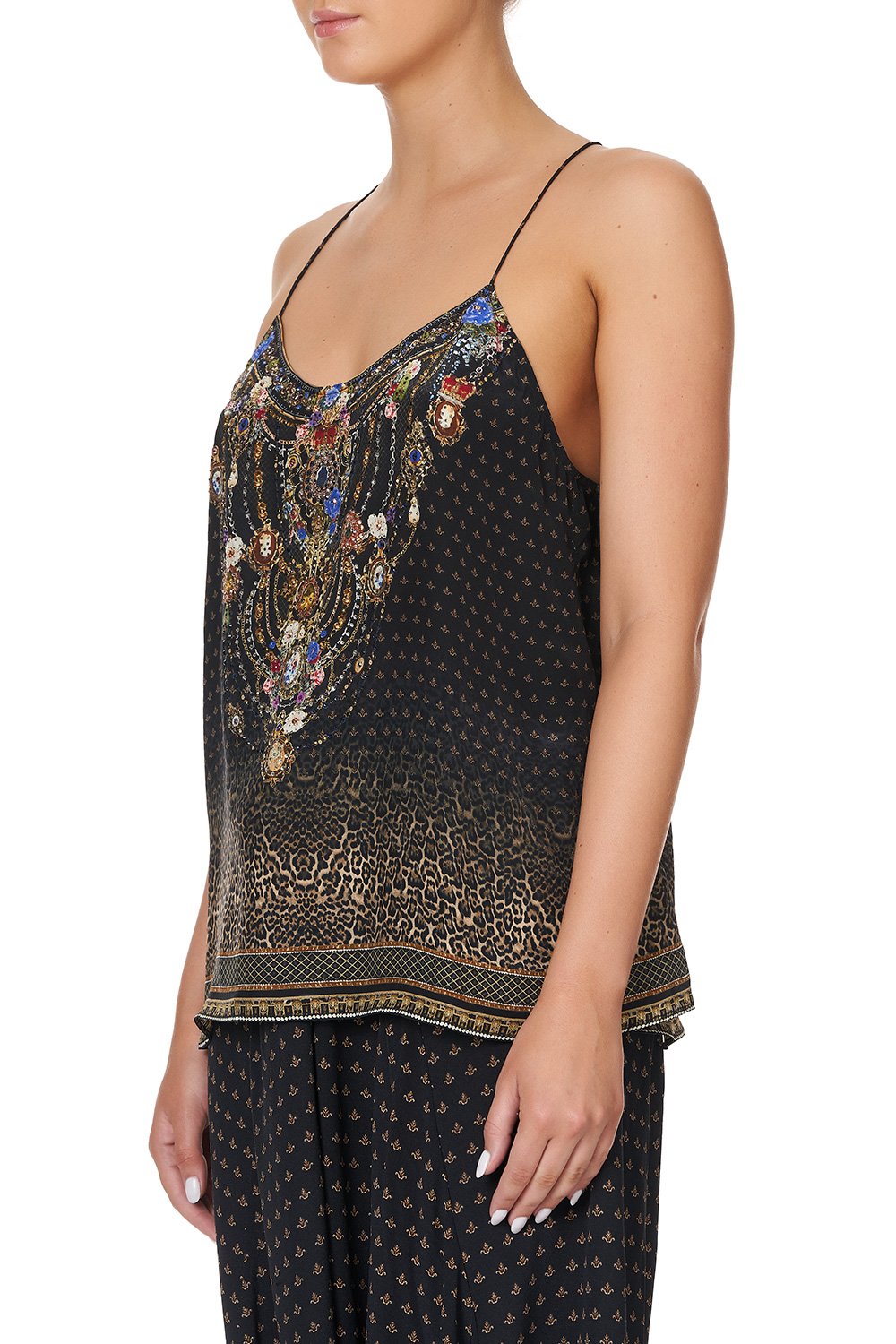 T BACK SHOESTRING TOP ROYAL RESIDENCE