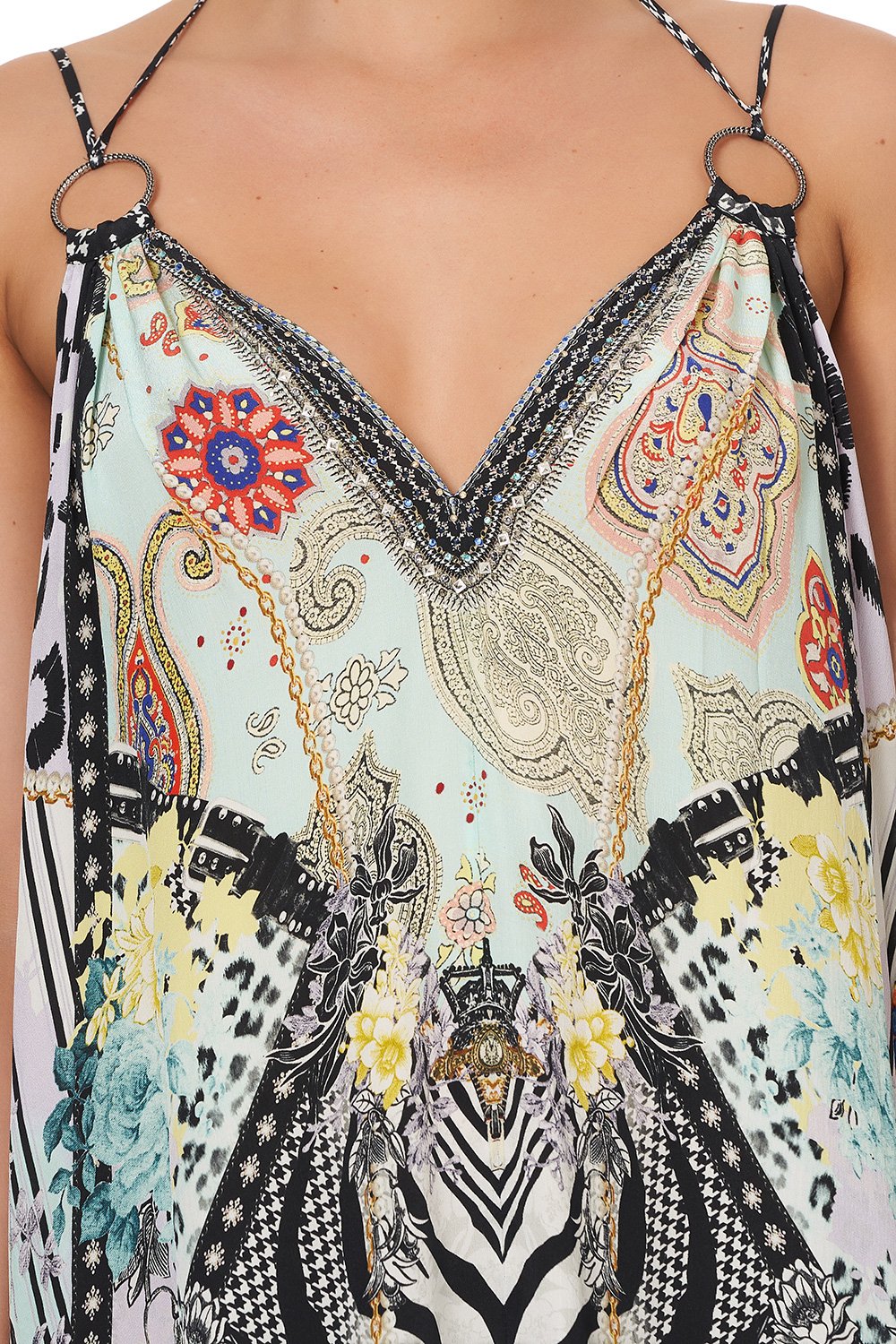 RING DETAIL STRAP DRESS THINK KINKS