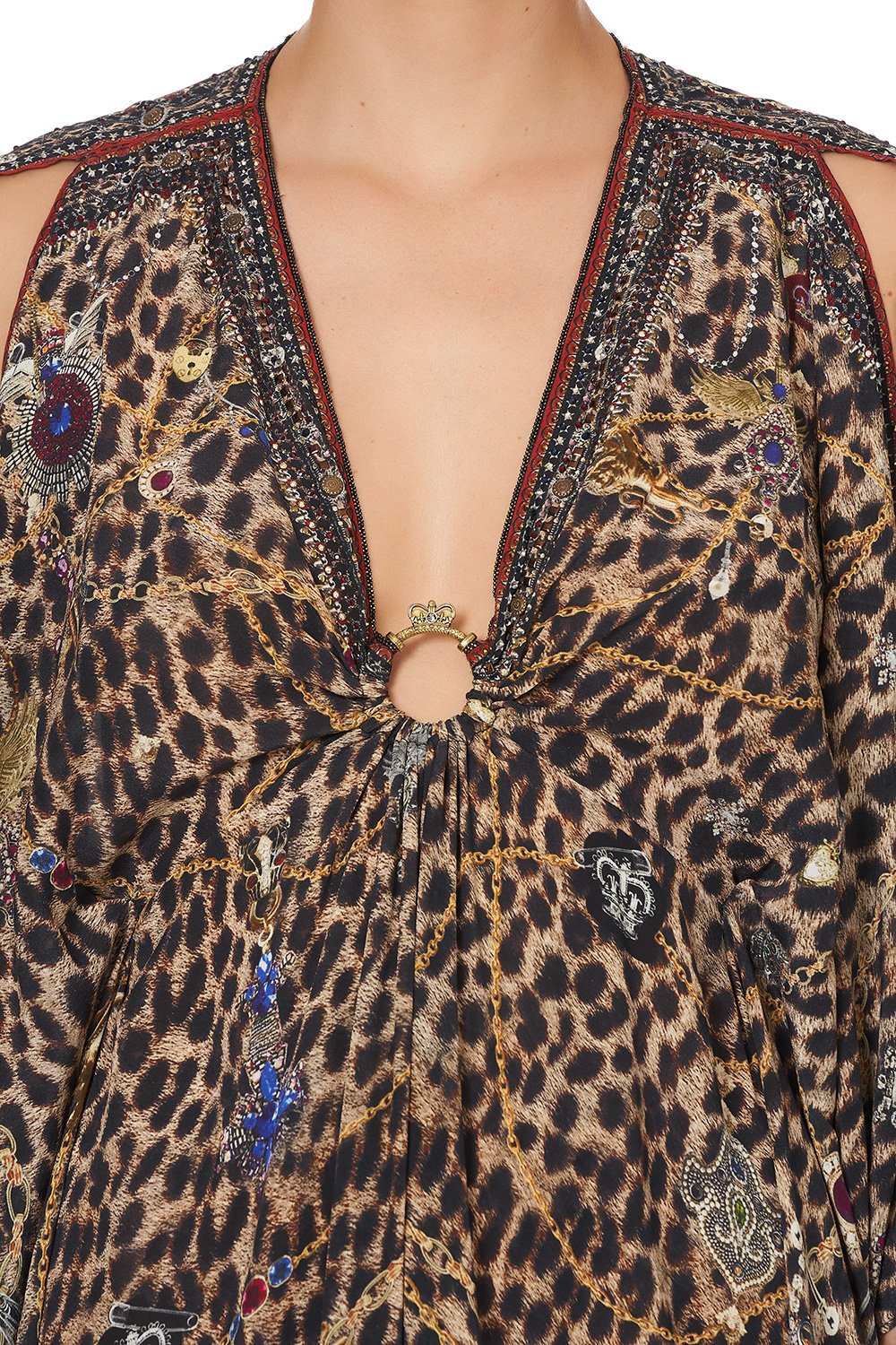 SPLIT SLEEVE KAFTAN WITH HARDWARE POETIC ANARCHY