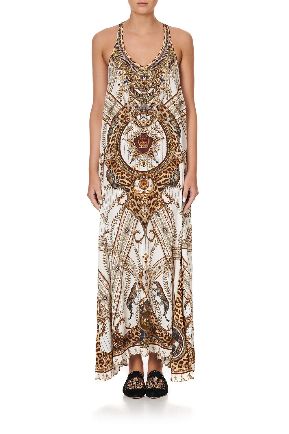 V NECK RACERBACK DRESS MIND YOUR MANOR