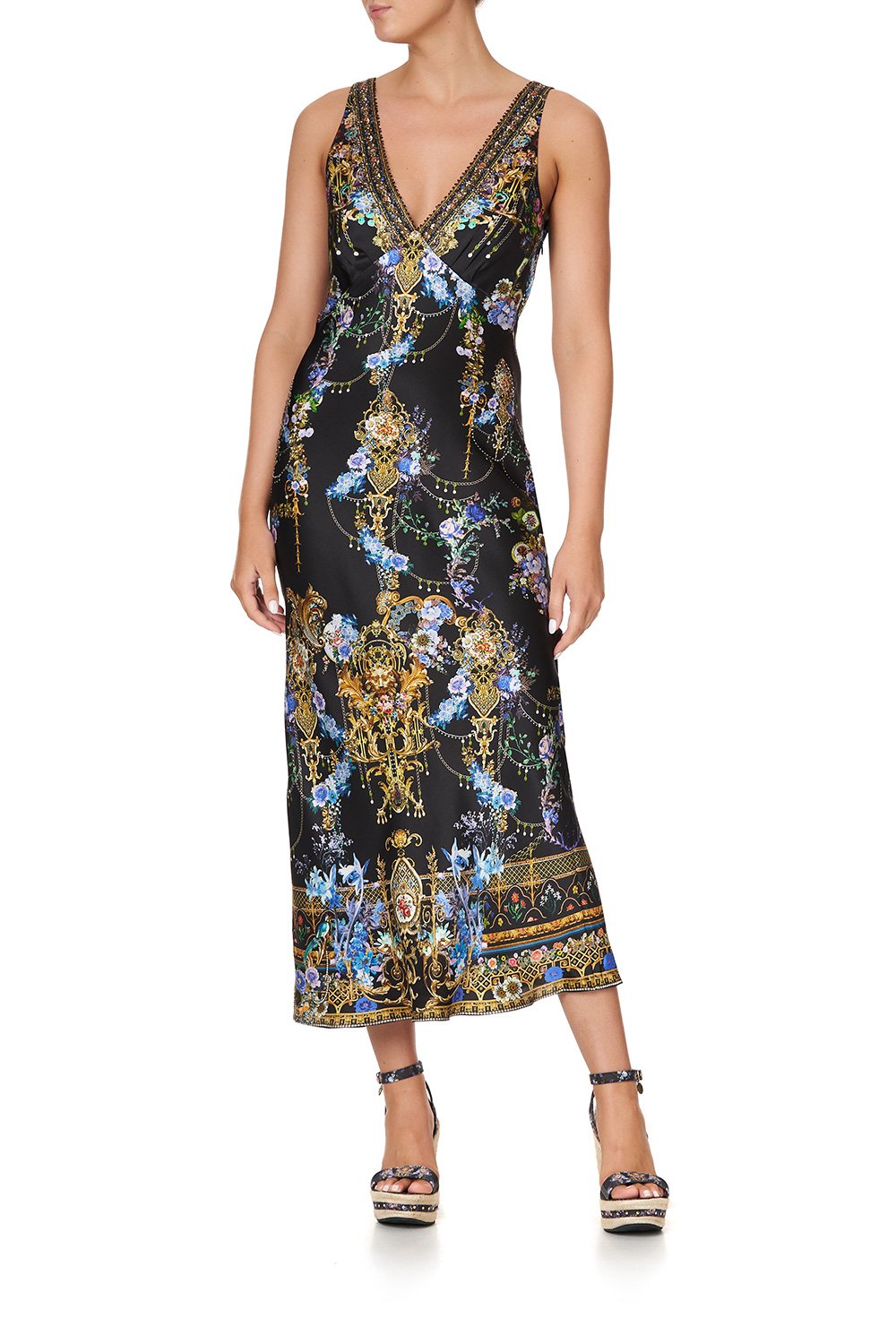 V-NECK SLIP DRESS PALACE PLAYHOUSE