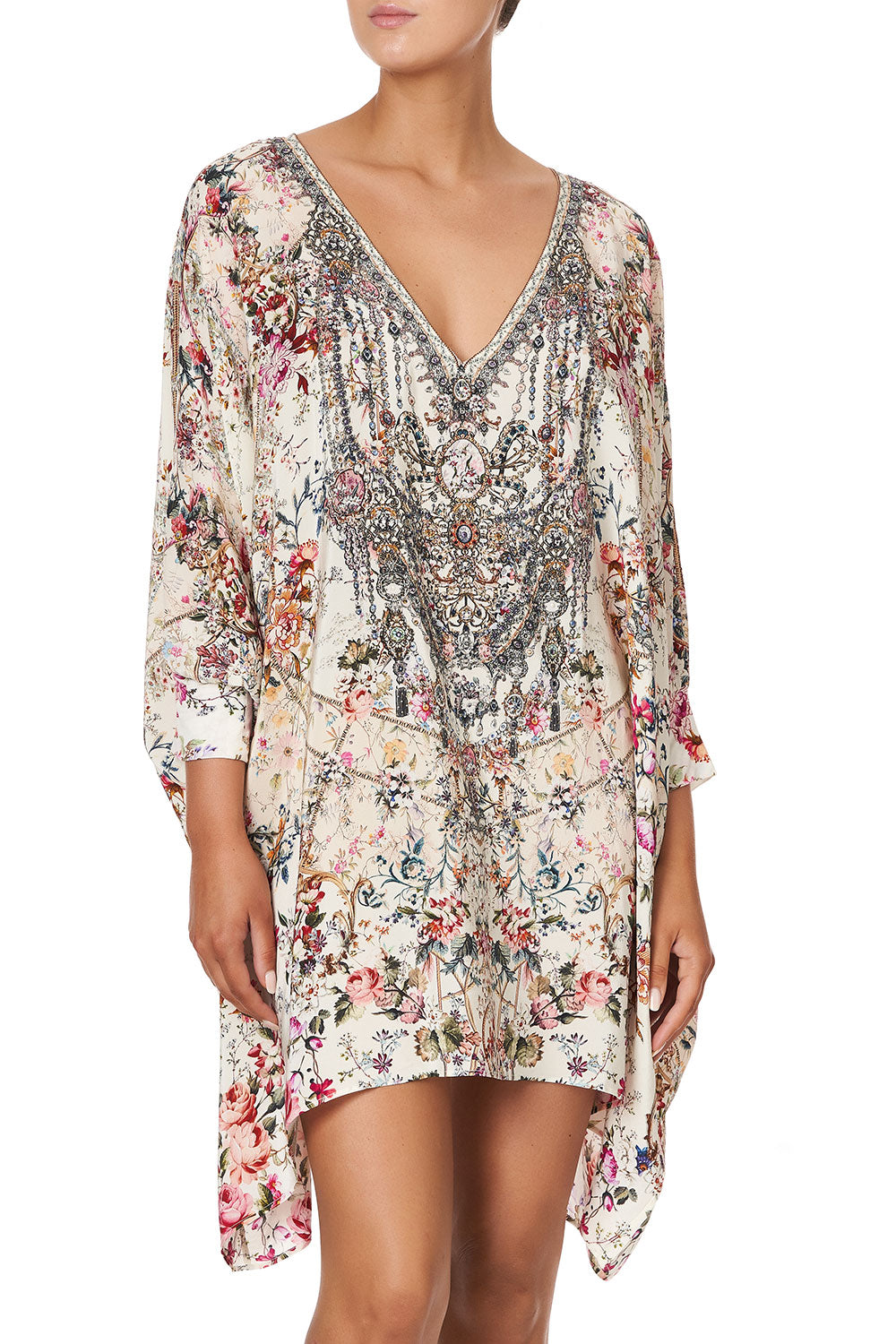 SHORT KAFTAN WITH CUFF LONDON LOOMS