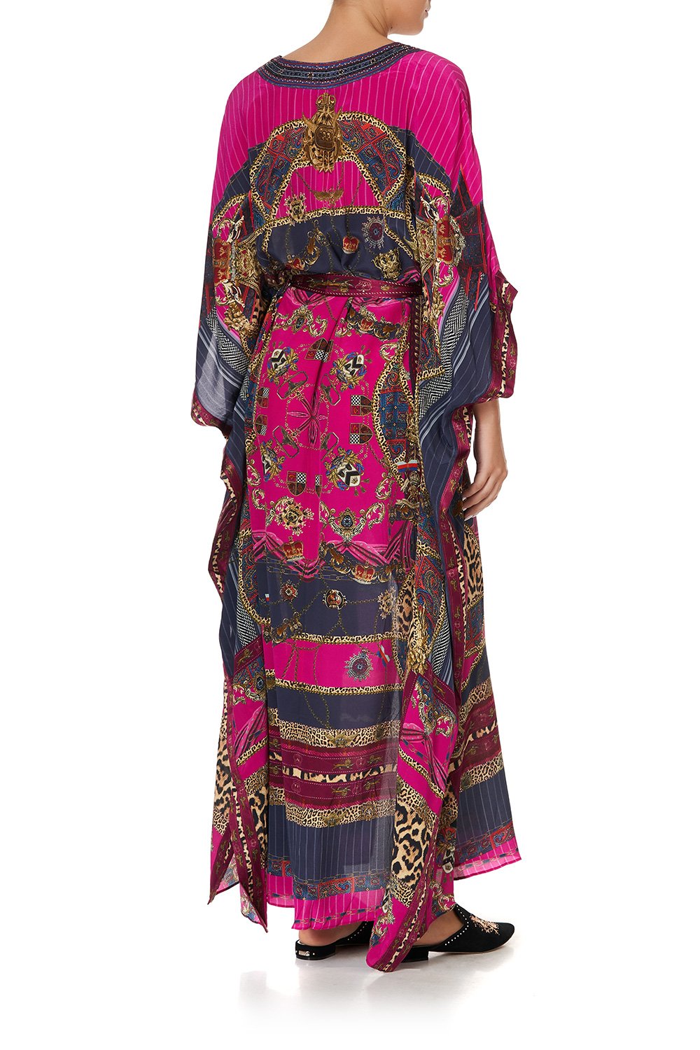 KAFTAN WITH V-NECKBAND AND BELT DINING HALL DARLING
